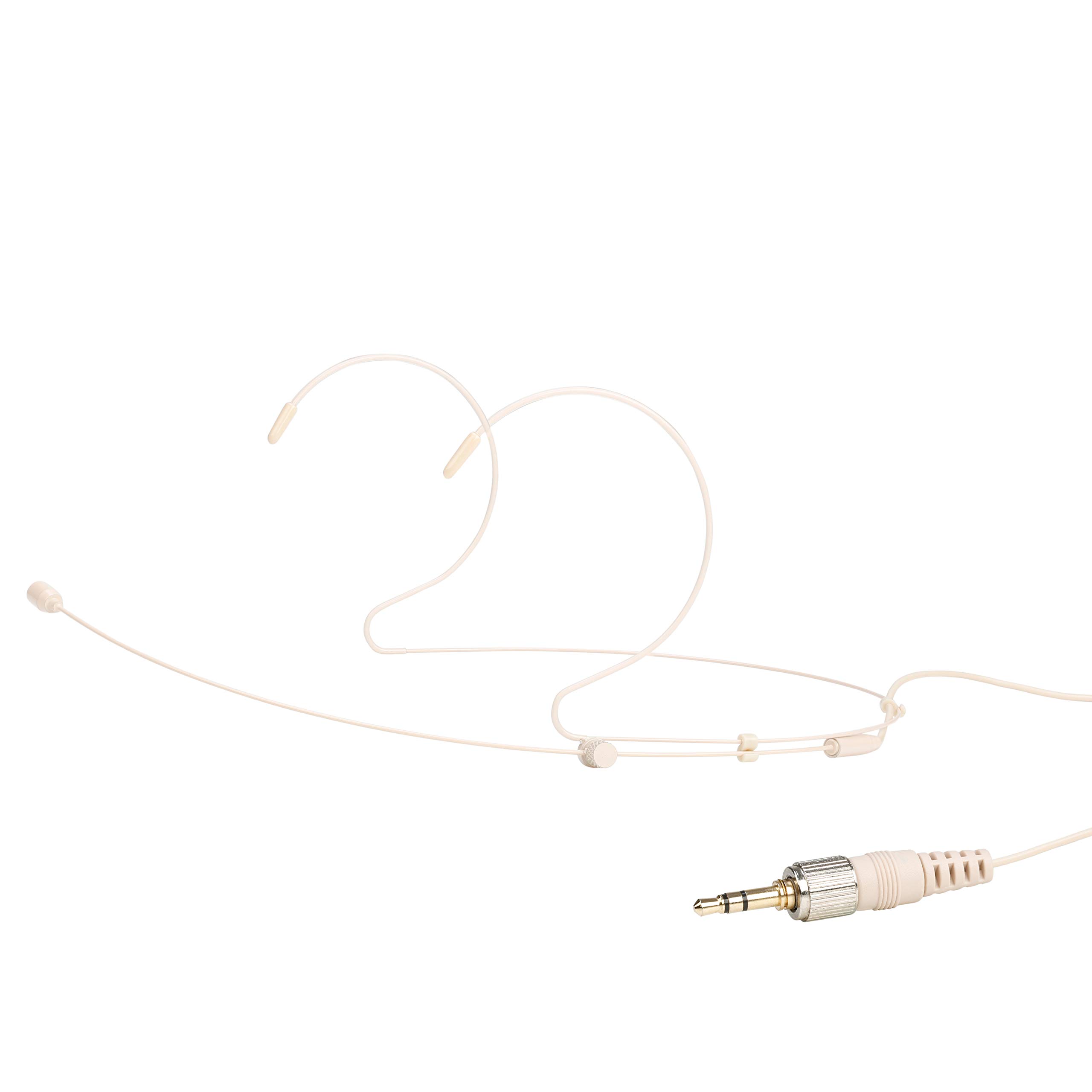 Professional Omni Headset Microphone - Lightweight & Slim Design for Sennheiser, Rode, Azden, Nady, Boya Wireless Transmitters & Recorders with 3.5mm Jack (DK6A) - Perfect for Podcasting, Live Streaming & Video Recording