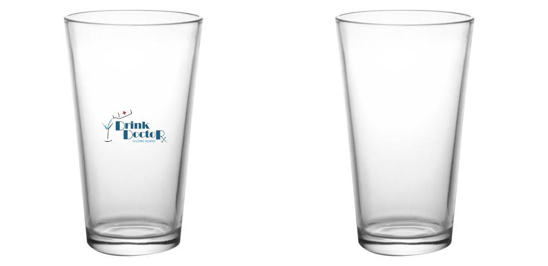 16 oz. Custom Pint Glass - Premium Mixing Glass for Cocktails, Beer & Home Brewing - Perfect for Bartenders, Home Bars & Entertaining