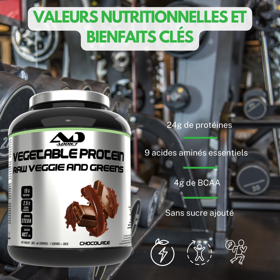 Premium Whey Protein Isolate Powder for Muscle Growth & Recovery | 100% Pure Vegan Vegetable Protein with Raw Greens | 2kg Chocolate Fudge Flavor | Ideal for Post-Workout, Weight Gain & Bodybuilding | Perfect for Smoothies, Shakes & Healthy Snacks