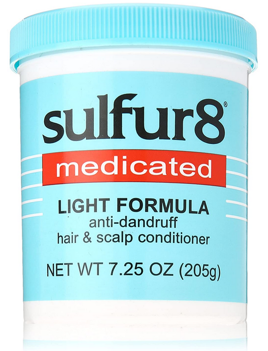 Sulfur 8 Light Formula Medicated Anti-Dandruff Shampoo & Scalp Treatment - 4oz for Itchy Scalp Relief & Healthy Hair - Perfect for Daily Use & Sensitive Scalp Care