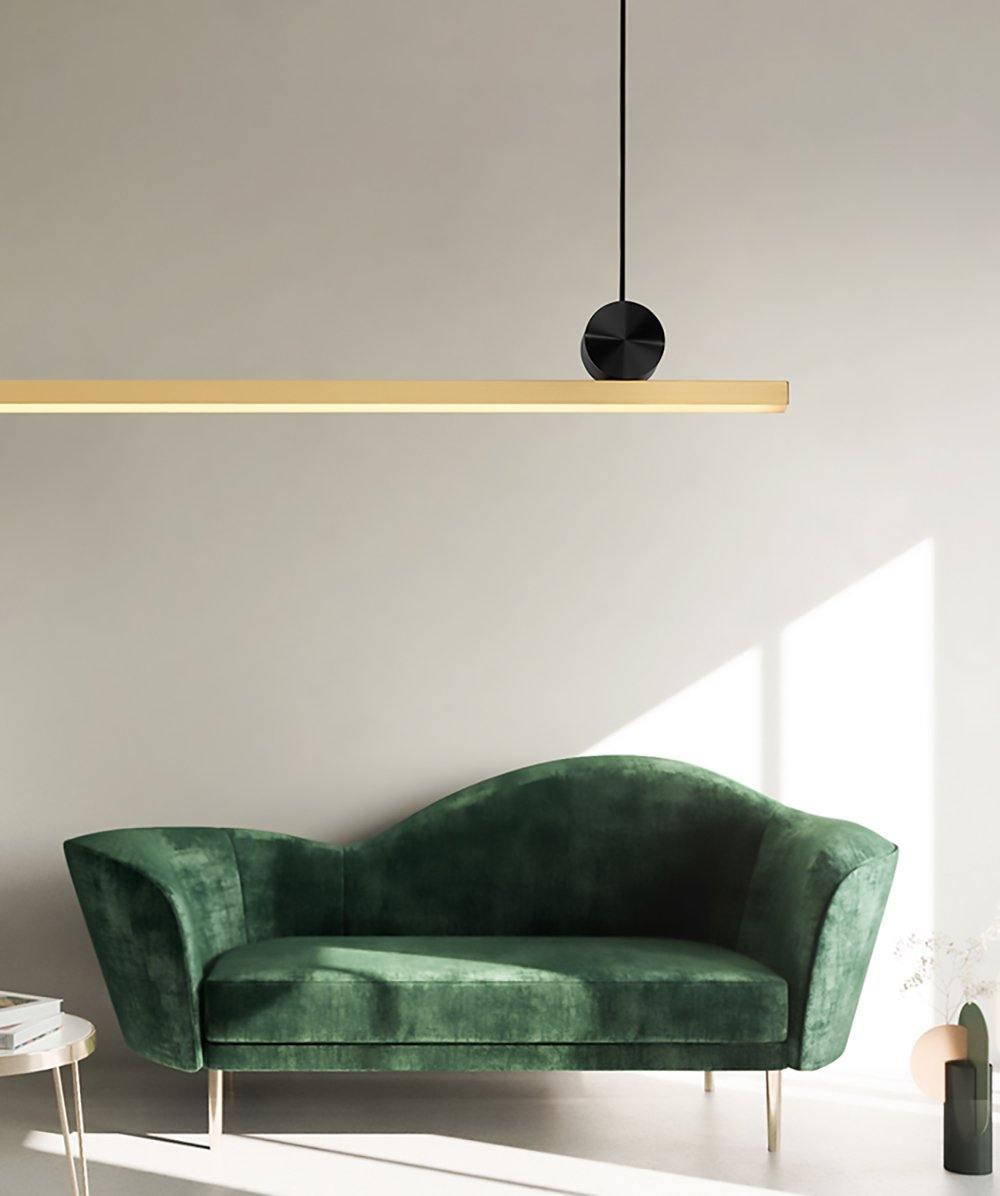 Modern Cale Suspension Lamp - Adjustable Hanging Pendant Light for Kitchen Island, Dining Room & Bedroom - Industrial Style Ceiling Fixture with Vintage Edison Bulbs
