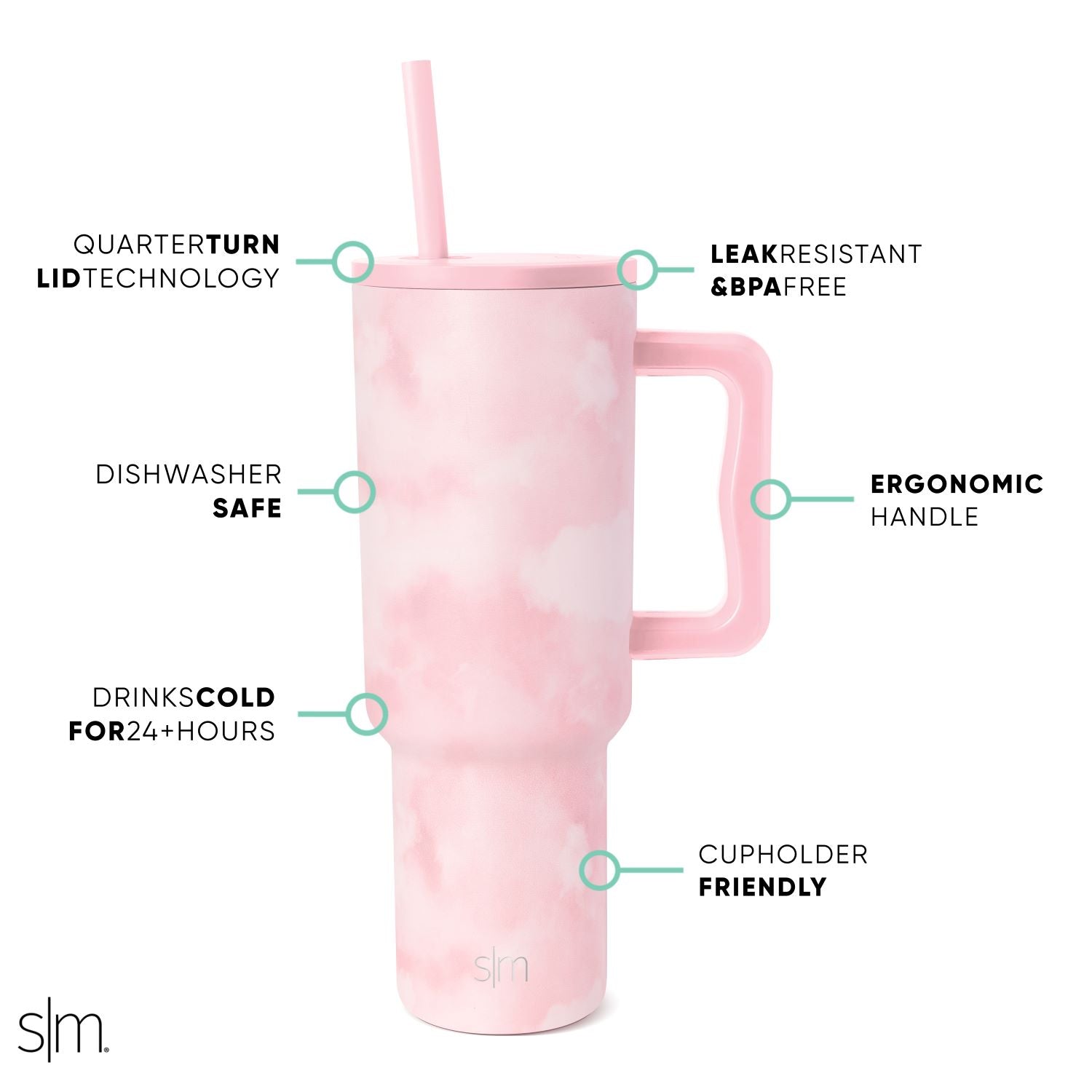 Premium Trek Tumbler 150 - 20oz Insulated Stainless Steel Water Bottle with Leakproof Lid - Keeps Drinks Hot/Cold for 24 Hours - Perfect for Hiking, Camping & Outdoor Adventures