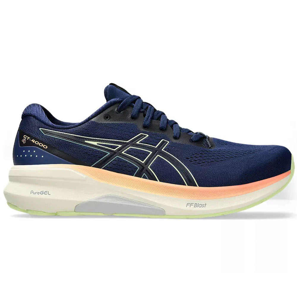 ASICS GT-4000 4 Running Shoes for Men - Blue Expanse/Cool Matcha - Size 13 D Medium - Lightweight Stability Sneakers for Road Running, Jogging & Gym Workouts