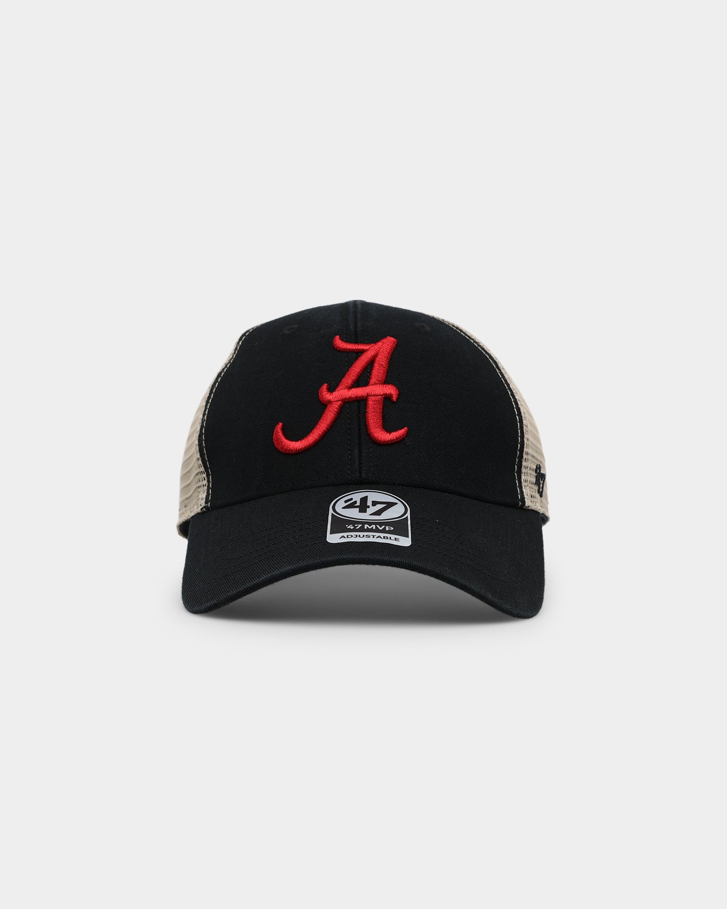 Alabama Crimson Tide '47 MVP DT Snapback Hat - Black Adjustable Baseball Cap for Men & Women - Perfect for Game Day, Tailgating, and Fan Support