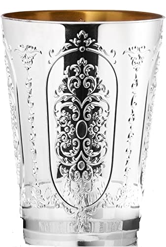 Regal Round Wine Kiddush Cups 5 oz - Set of 10 Elegant Communion & Jewish Ceremony Cups for Shabbat, Weddings, and Religious Celebrations