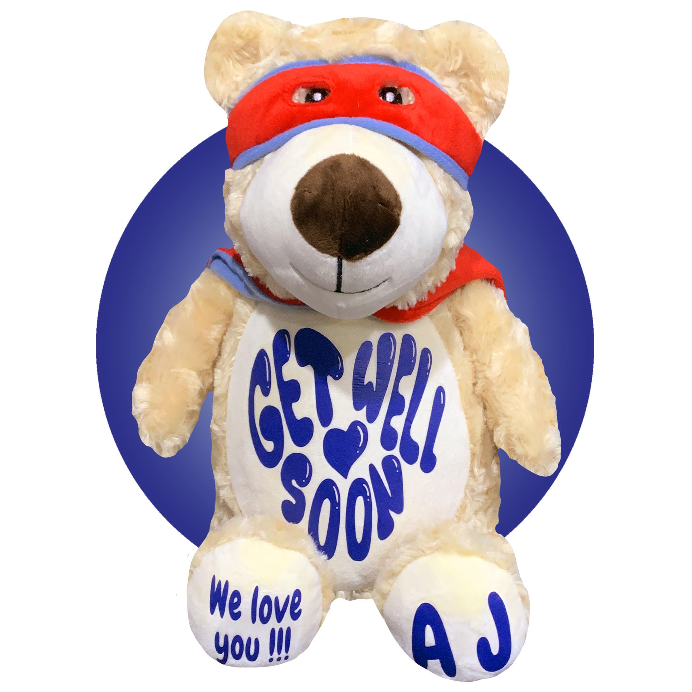 Personalized Get Well Soon Teddy Bear for Kids - 17