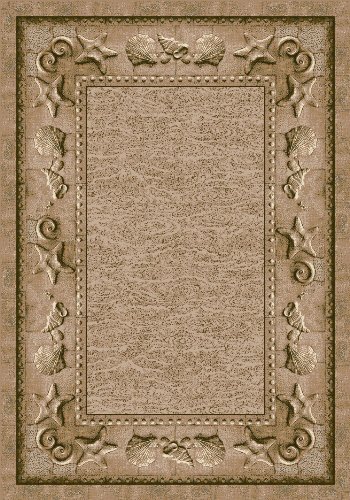 Handmade Olive Sandstone Signature Sand Castles Area Rug 2'8