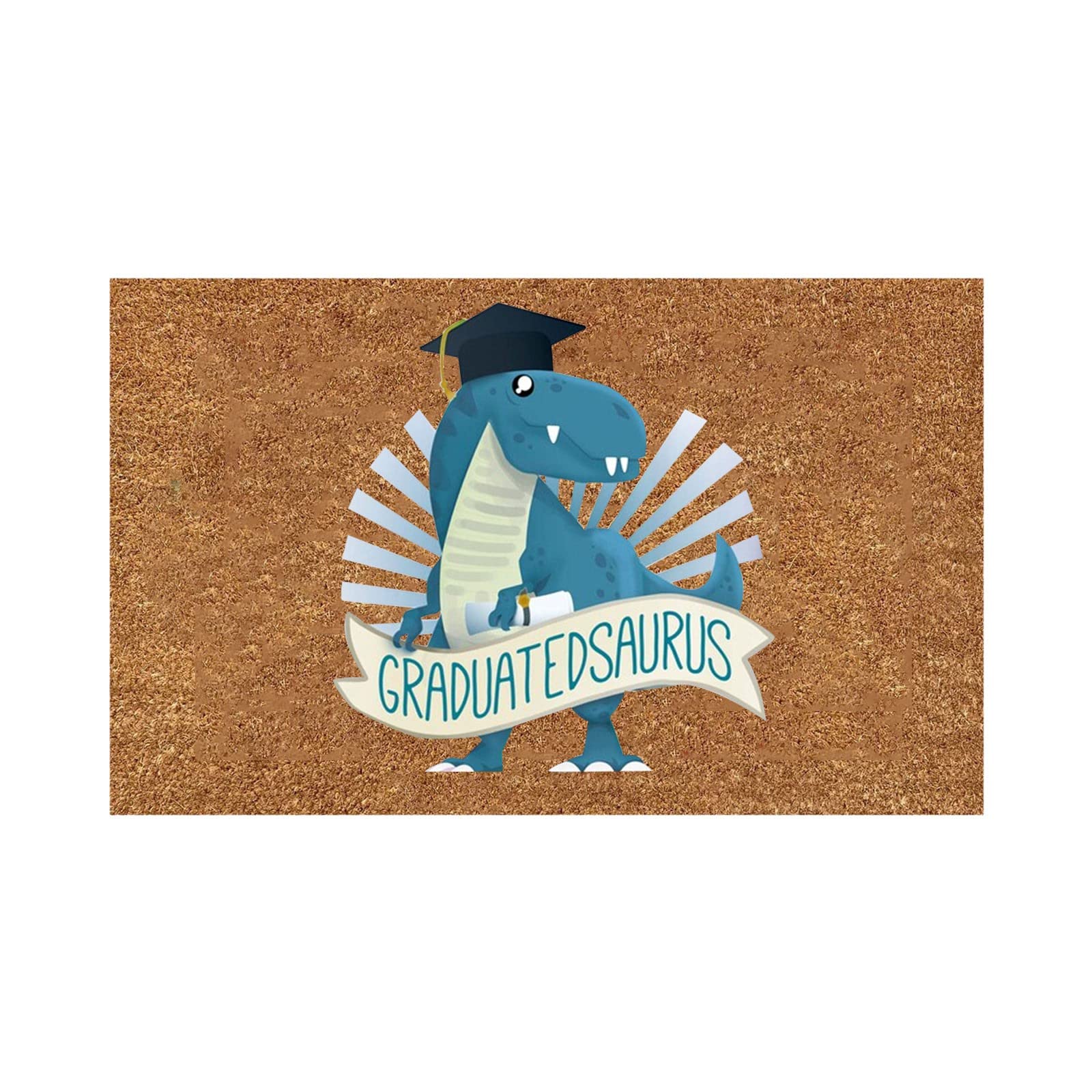 Graduation Gift Door Mat - 15x15 Non-Slip Welcome Mat for Bathroom, Bedroom & Entryway - Decorative Floor Rug for Home Decor - Perfect Housewarming & Dorm Gift