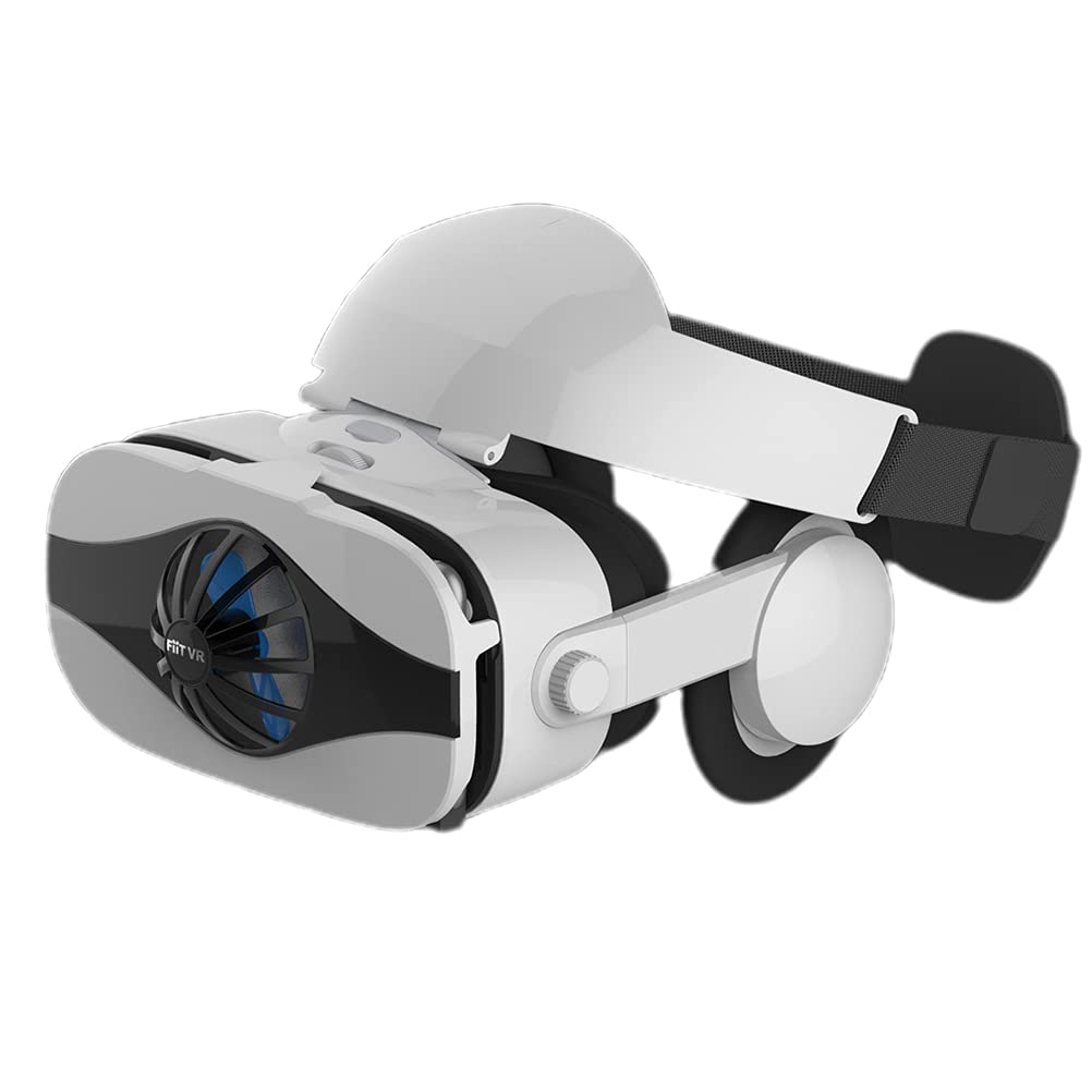 3D VR Headset - Soft & Comfortable Virtual Reality Glasses for Movies & Videos - Compatible with iPhone & Android Smartphones - Perfect for Gaming, Travel & Home Entertainment