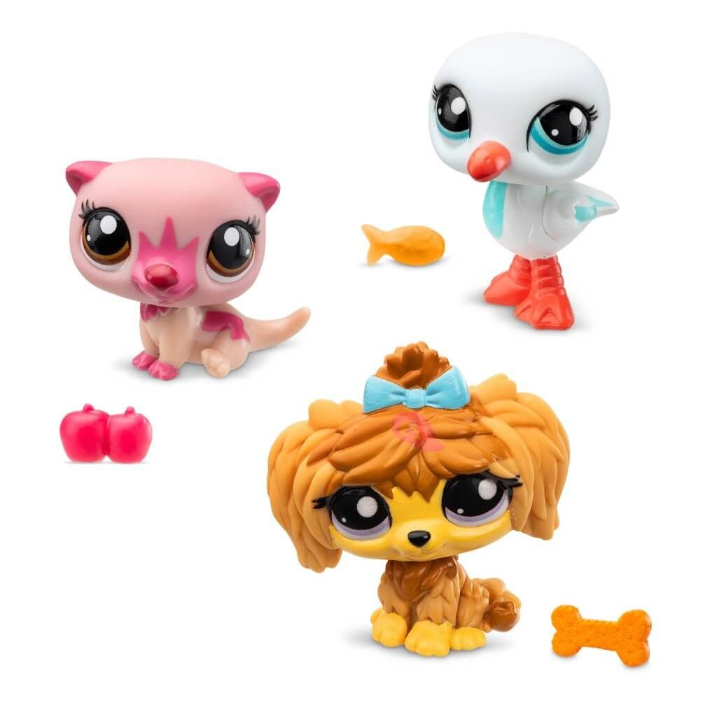 Littlest Pet Shop Trio in Tube - 3 Pack Country Vibes Collectible Toys for Kids | Perfect for Playtime, Birthday Gifts & LPS Collections