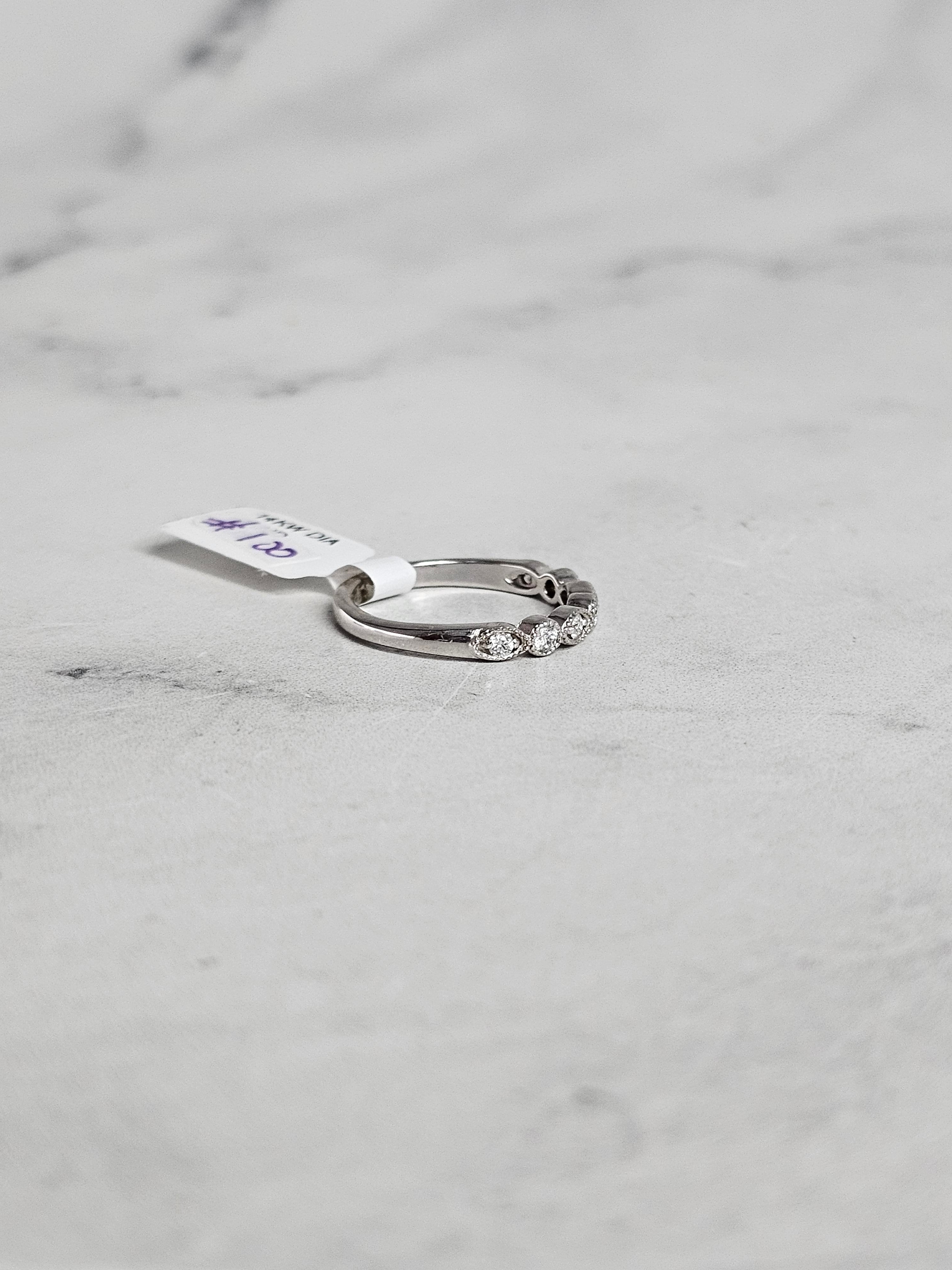 14K White, Rose & Yellow Gold Stackable Diamond Ring - 0.18cttw Total Weight | Perfect for Layering, Anniversary Gifts & Everyday Elegance
