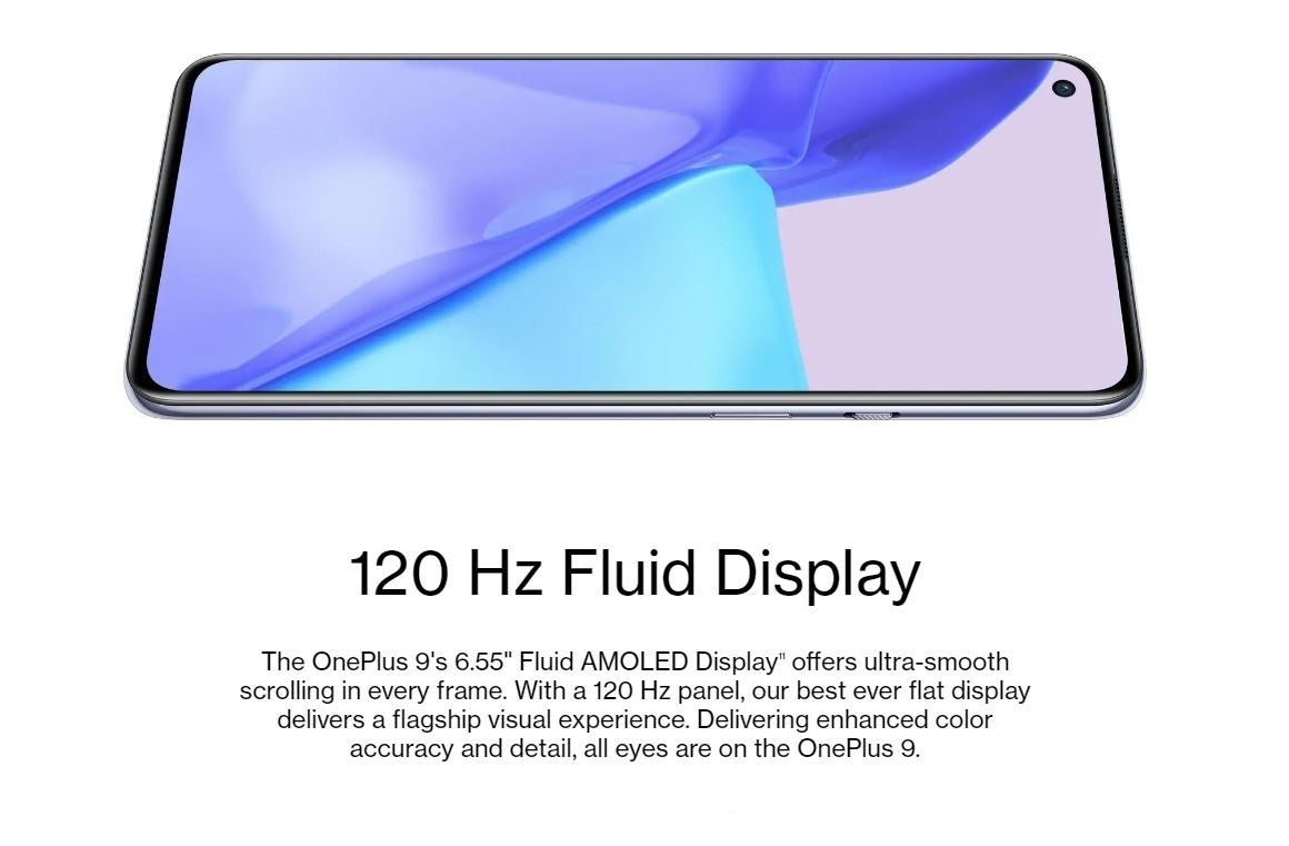 OnePlus 9 5G Smartphone (128GB, 8GB RAM) 6.55