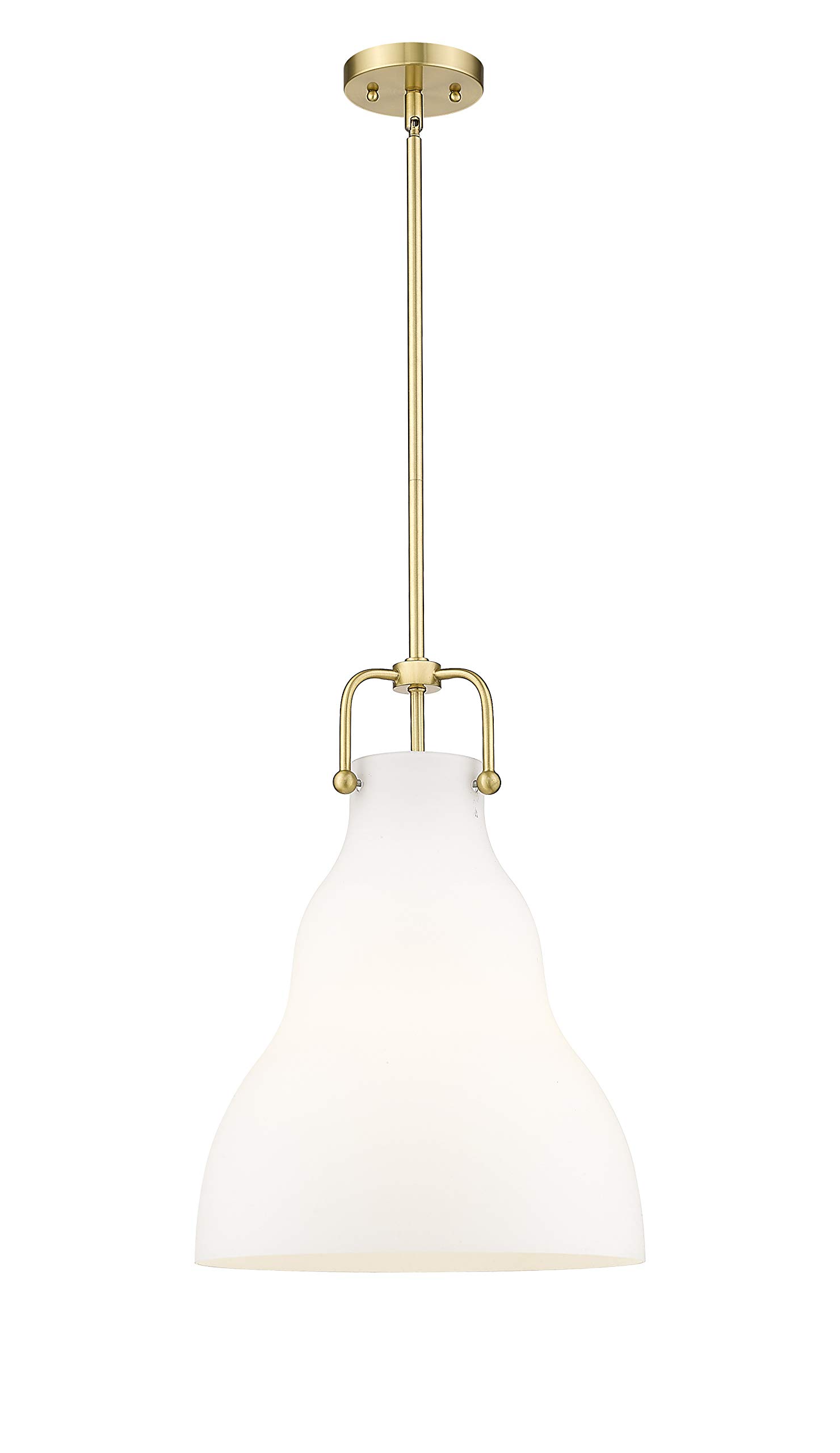 Haverhill Collection 494-1S-SG-G591-14-LED Modern LED Pendant Light - Dimmable Hanging Fixture for Kitchen Island, Dining Room & Bedroom Lighting