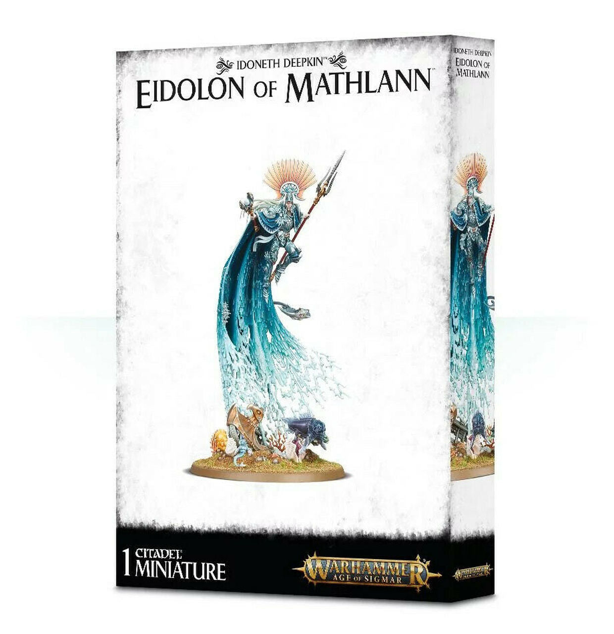 Age of Sigmar Idoneth Deepkin Eidolon of Mathlann Warhammer Miniature - Fantasy Tabletop Game Model for Collectors & Wargaming Battles