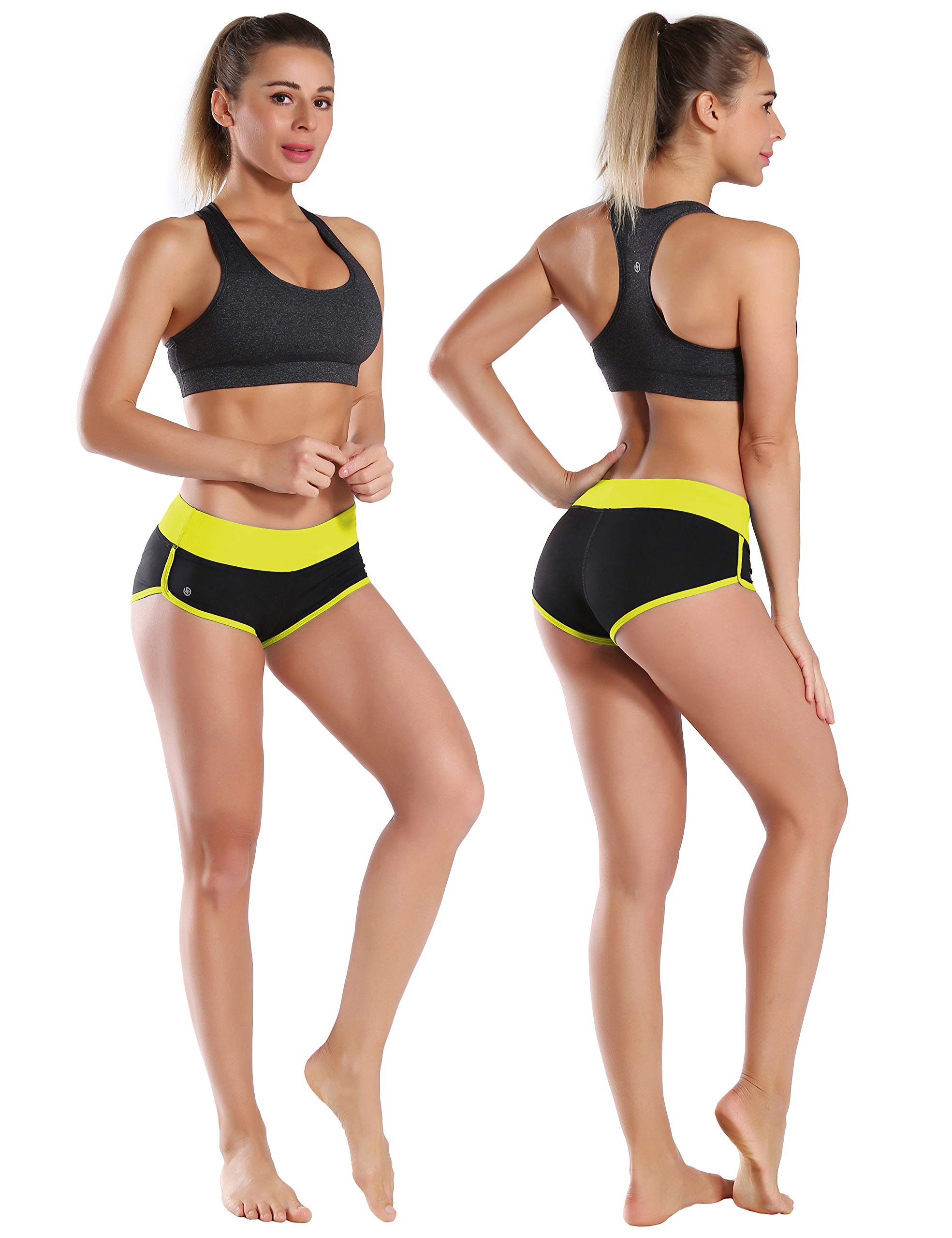 BUBBLELIME Women's Sexy Booty Yoga Shorts XS-XXL - High Waisted Tummy Control Workout Shorts for Running, Fitness & Active Wear - Moisture Wicking & UPF 30+ Sun Protection - Perfect for Yoga, Gym & Summer Outdoor Activities