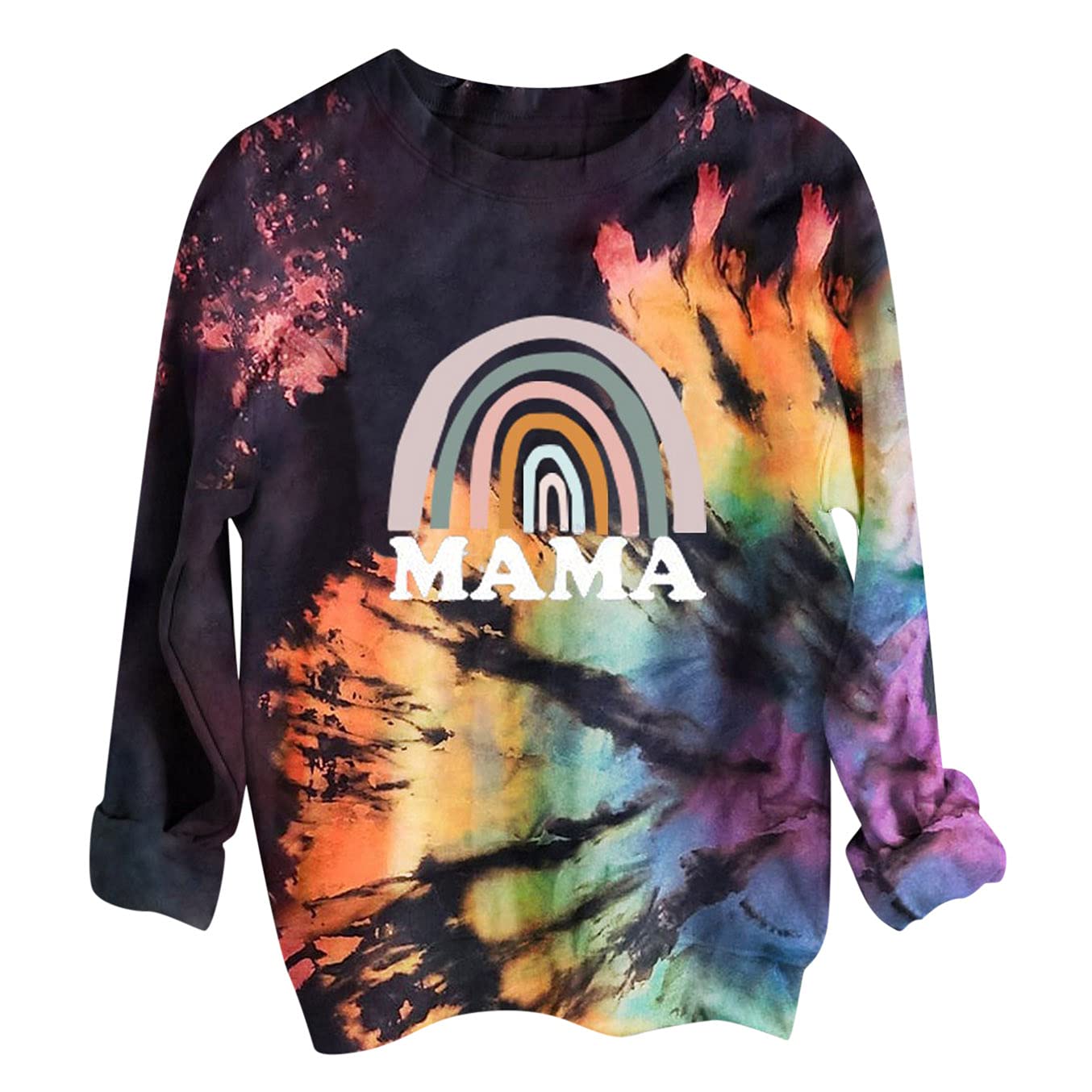 Women's Loose Long Sleeve Hooded Sweatshirt with Sternum Print - Casual Streetwear Top for Fall & Winter | Perfect for Layering, Lounge Wear, and Outdoor Activities
