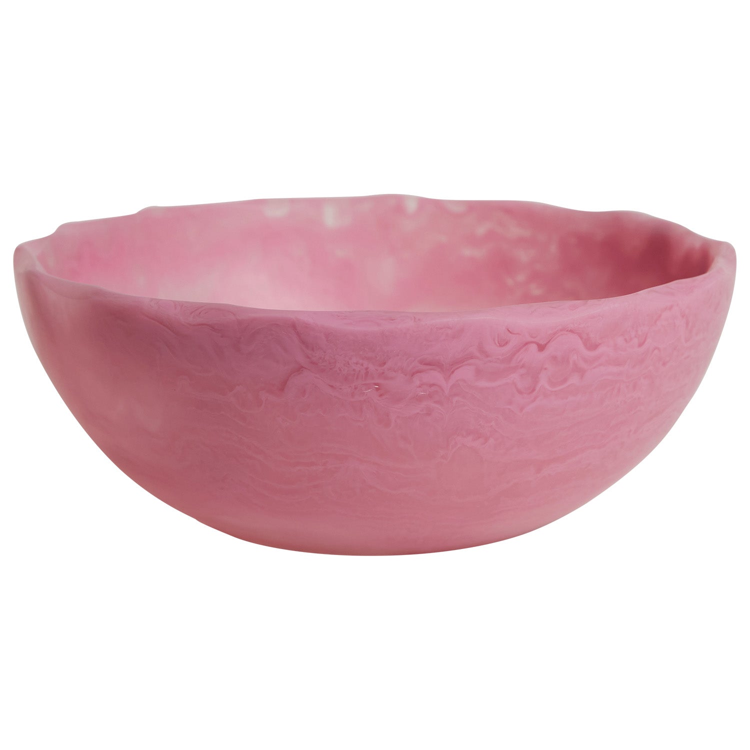 Sloane Bowl - Premium Ceramic Serving Bowl in Fuchsia Pink - Perfect for Salads, Pasta, Soup & Entertaining
