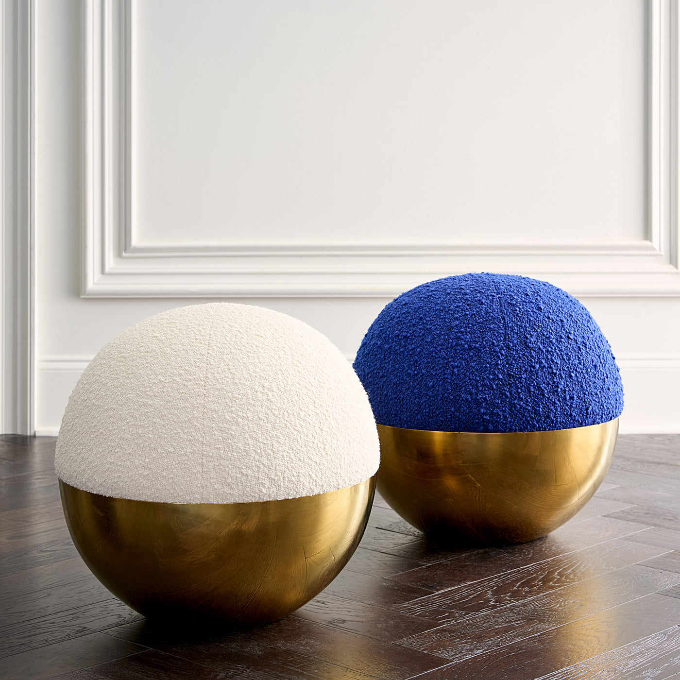 Alphaville Tuffet Stool - Modern Round Footrest Ottoman with Non-Slip Bottom for Living Room, Bedroom & Nursery - Perfect for Extra Seating or Foot Support