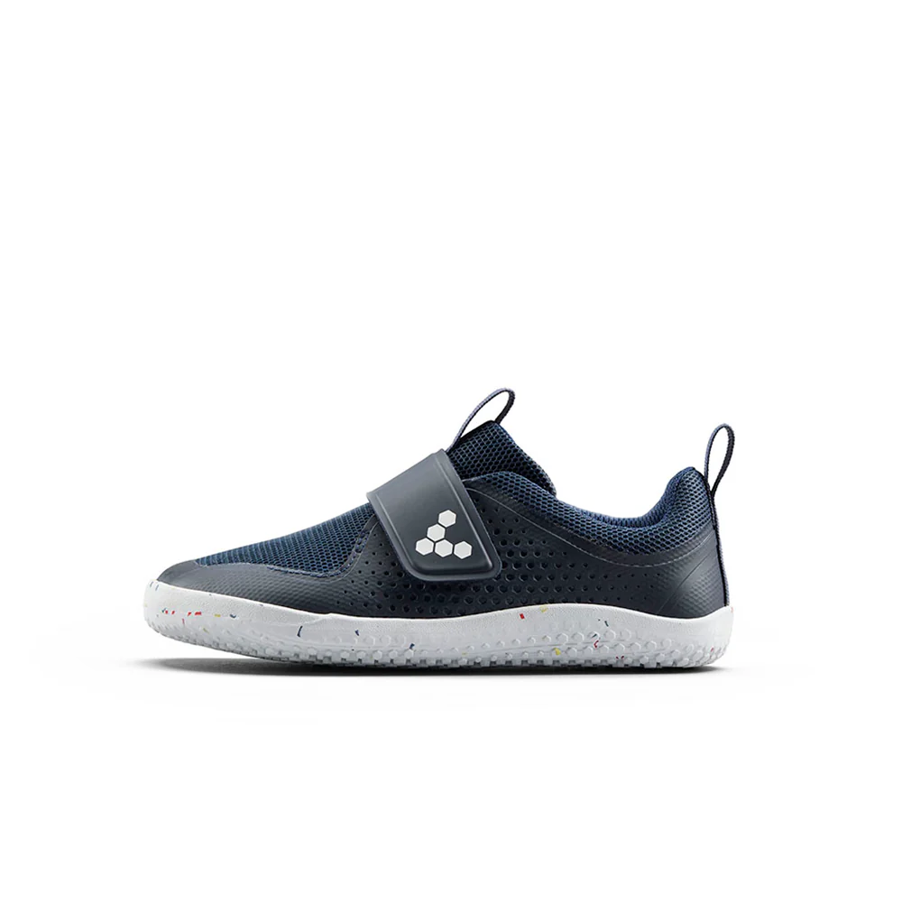 Vivobarefoot Primus Sport III Pre School Kids Barefoot Shoes - Deep Ocean Blue | Lightweight & Flexible for Active Play, Running & Outdoor Adventures