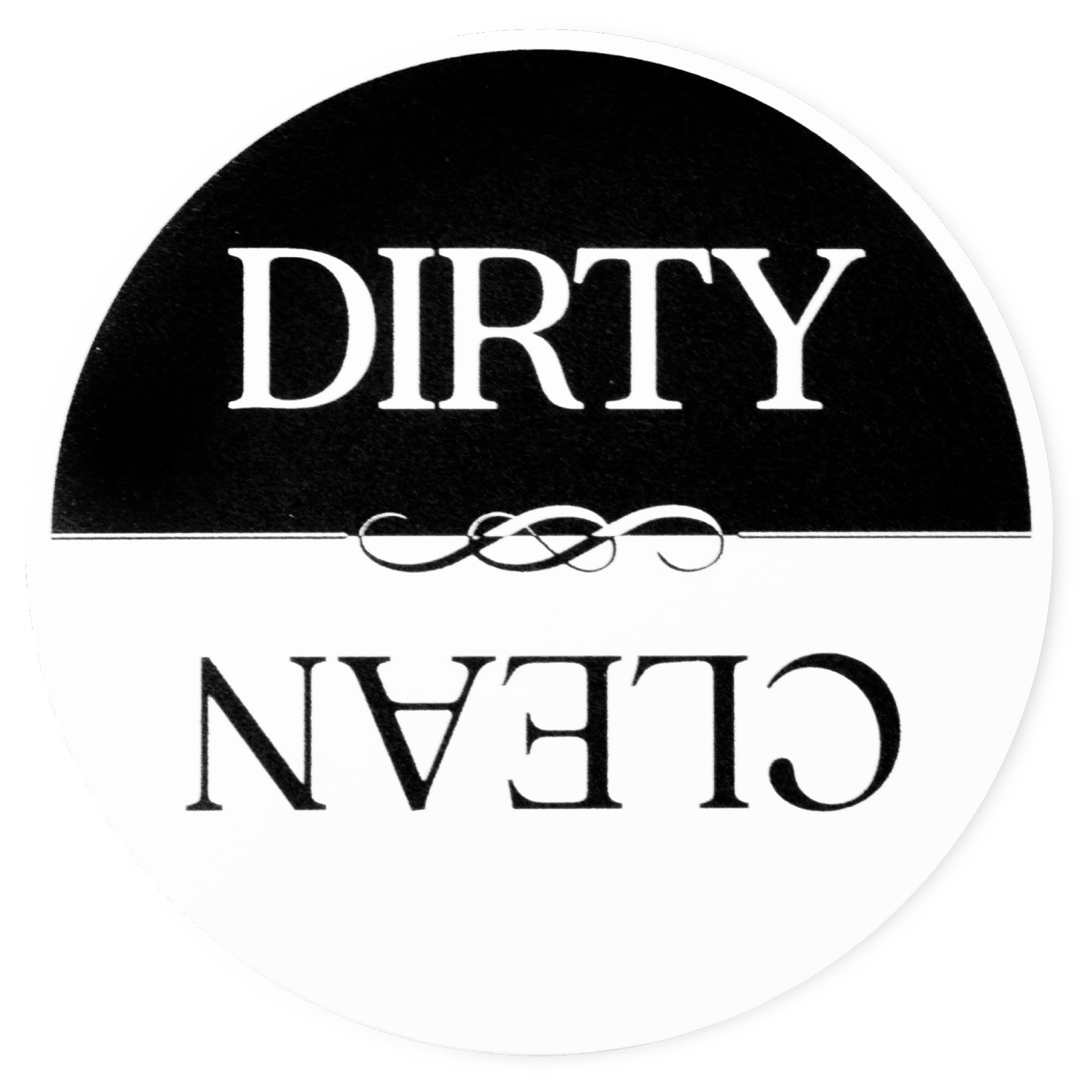 Dishwasher Magnet Clean Dirty Sign - 3.5 Inch Magnetic Indicator for Dishwasher Door - Kitchen Accessories for Home Organization | Perfect for Apartments, Offices & RVs