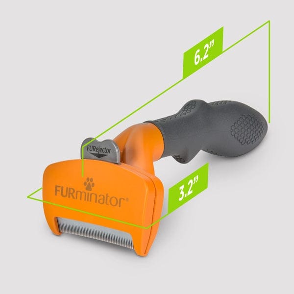 FURminator Deshedding Tool for Medium Dogs with Long Hair - Reduce Shedding & Grooming at Home for a Healthier Coat