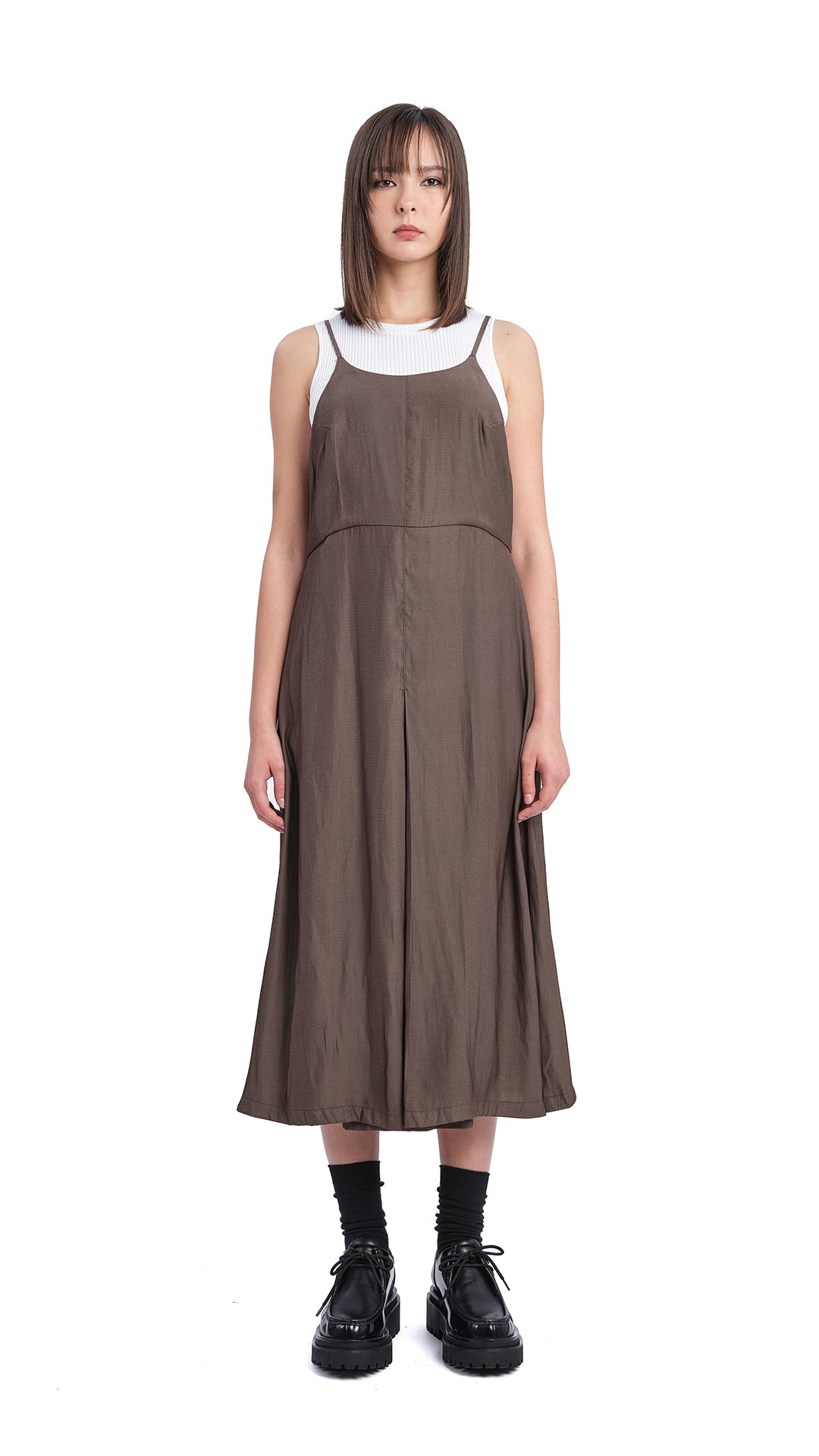 Elegant Silky Maxi Dress for Women - Flowy Long Summer Dress with Side Slits - Perfect for Beach, Party, and Evening Occasions
