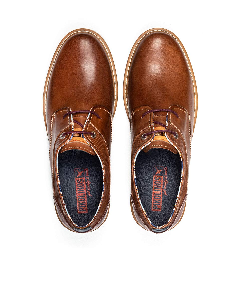 PIKOLINOS Berna Men's Genuine Leather Lace-Up Dress Shoes - Perfect for Office, Formal Events & Special Occasions