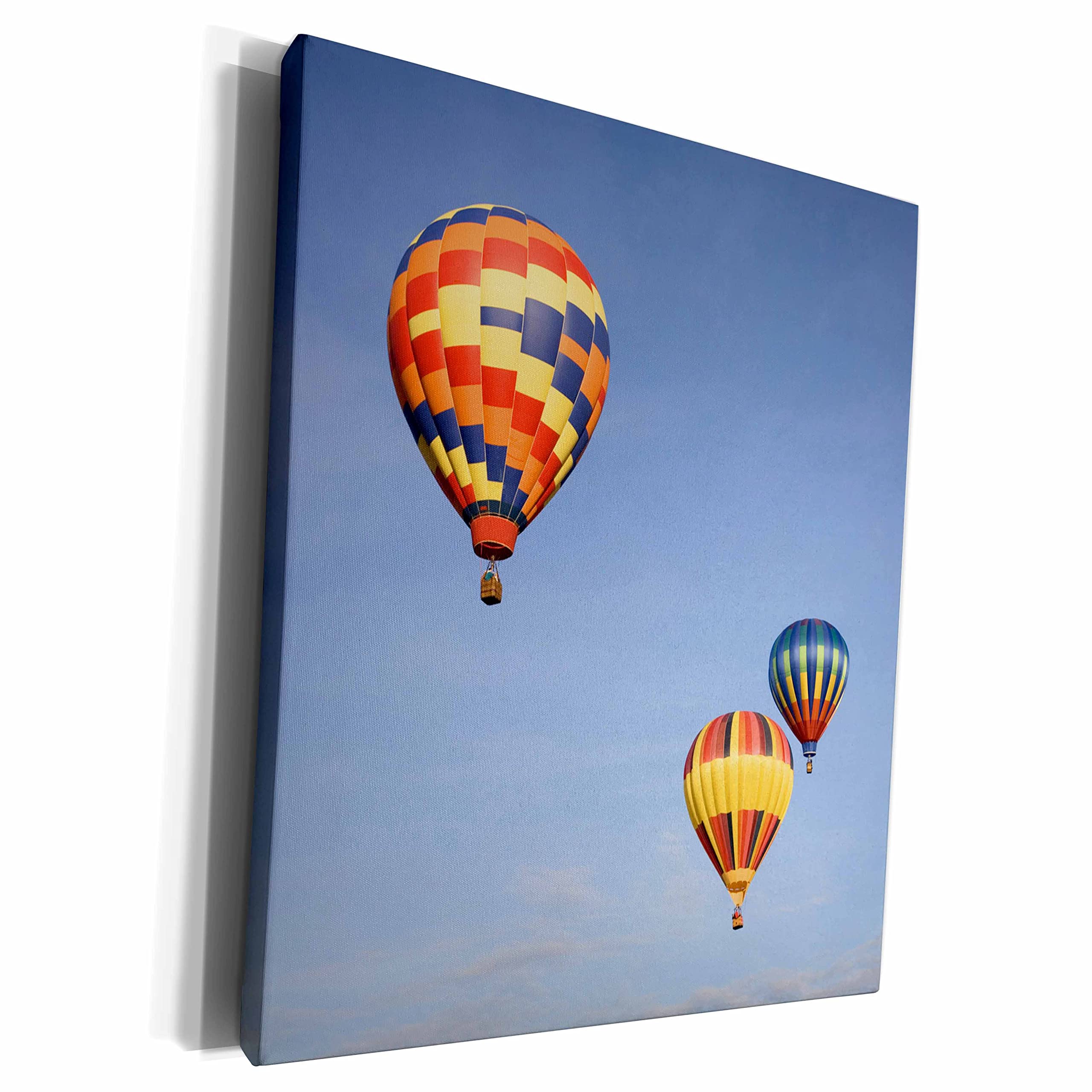 3dRose Museum Grade Canvas Wrap - WA, Prosser, Hot Air Balloons in Flight - US48 JWI0935 - Jamie and Judy Wild Artwork - Premium Wall Decor for Living Room, Bedroom & Office