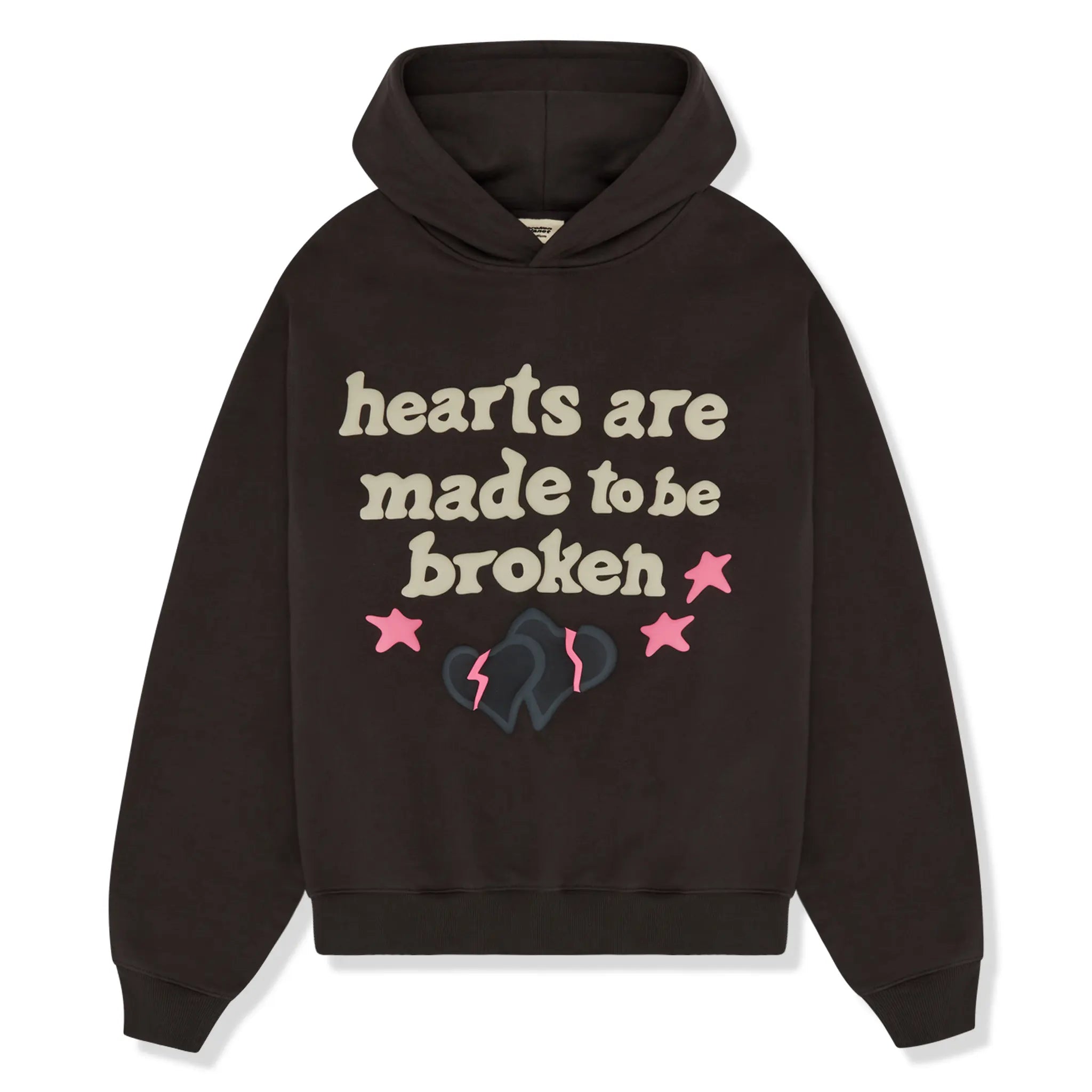 Broken Planet Hearts Are Made To Be Broken Soot Black Hoodie - Trendy Streetwear for Men & Women | Perfect for Casual Outfits, Urban Fashion, and Cold Weather Layering