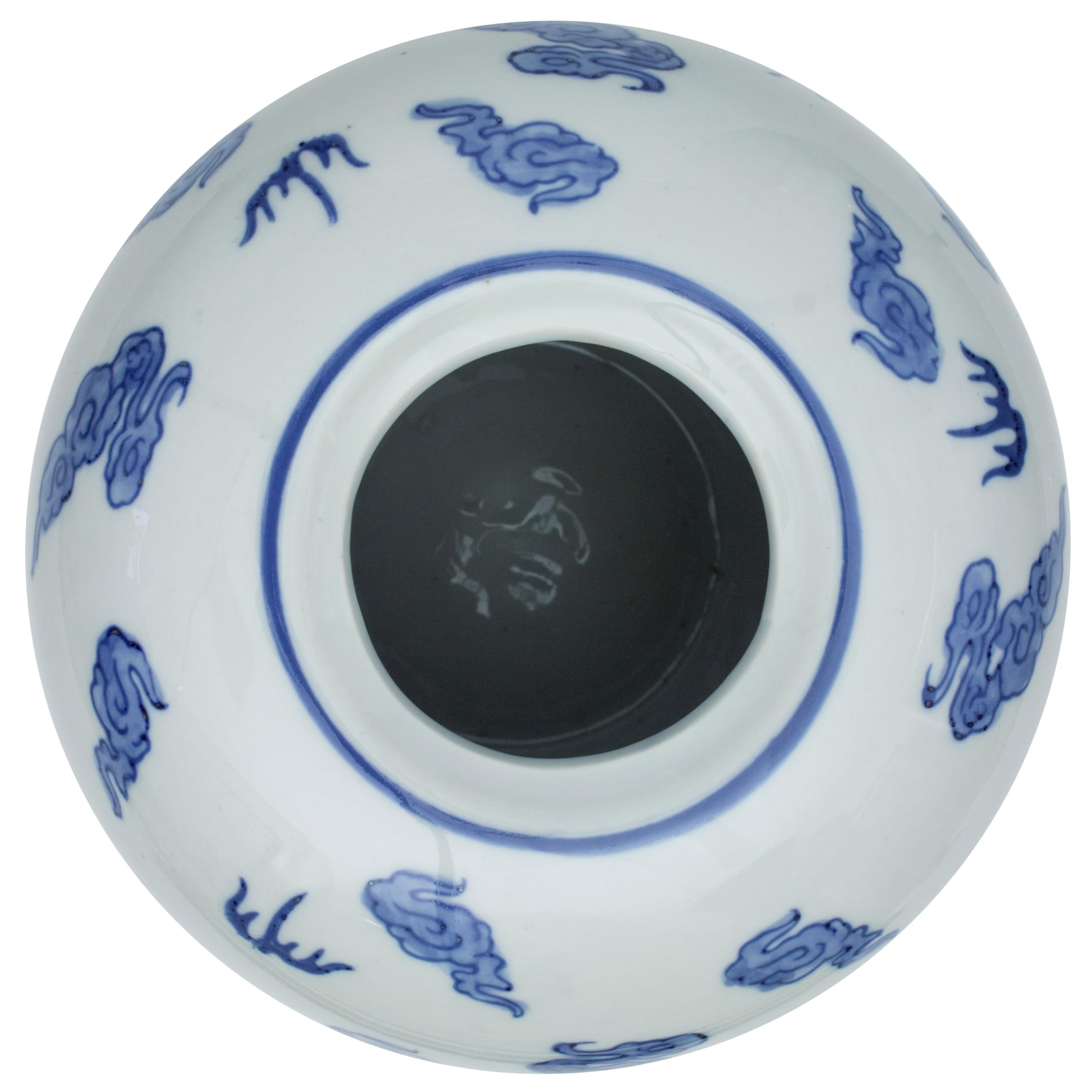 Blue and White Porcelain Dragon Vase - 11