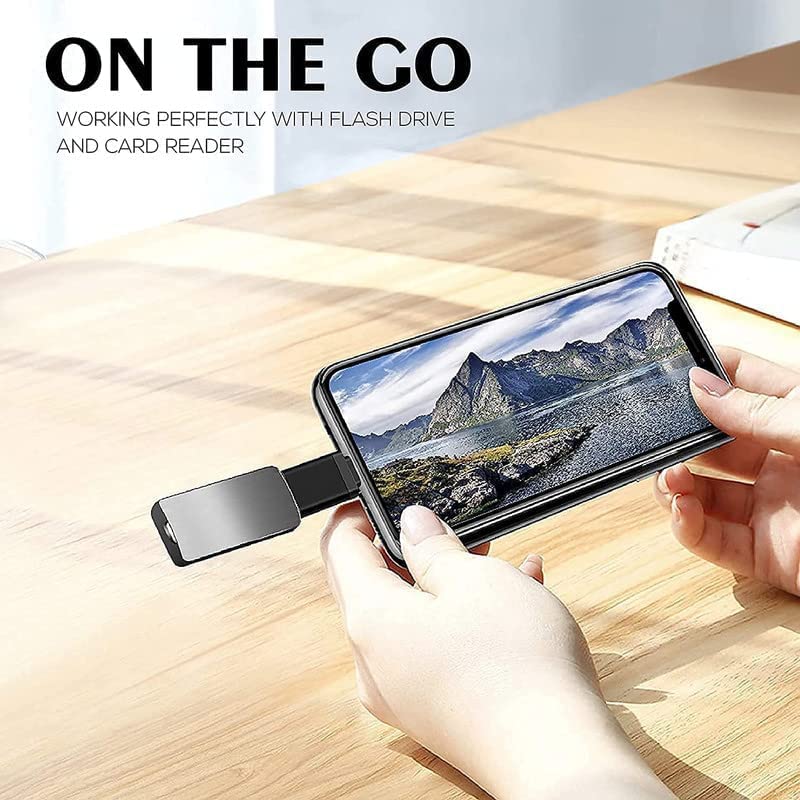 INVICTO USB OTG Adapter for iPhone & iPad - iOS 14+ Compatible - Connect Flash Drives, Keyboard, Mouse to iPhone 14/13/12/11 Series - Perfect for File Transfer, Work & Gaming