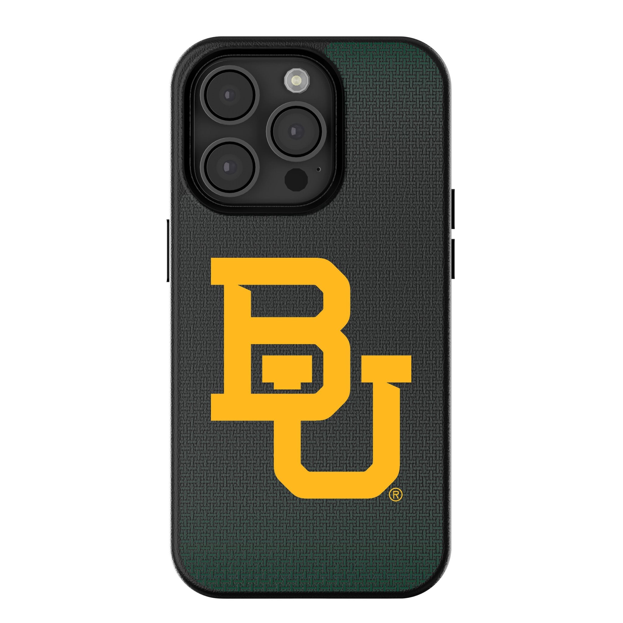 Baylor University Bears Linen MagSafe Compatible Phone Case for iPhone 14/13/12 Pro Max - Durable & Stylish College Team Cover for School Spirit & Daily Use