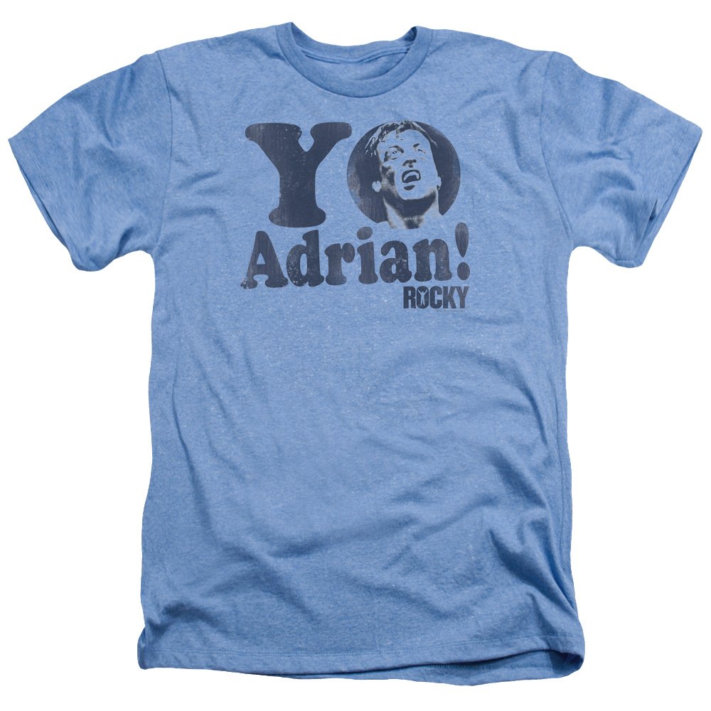 Rocky Yo Adrian Unisex Heather T-Shirt for Men & Women - Comfortable Vintage Movie Tee for Casual Wear & Gym