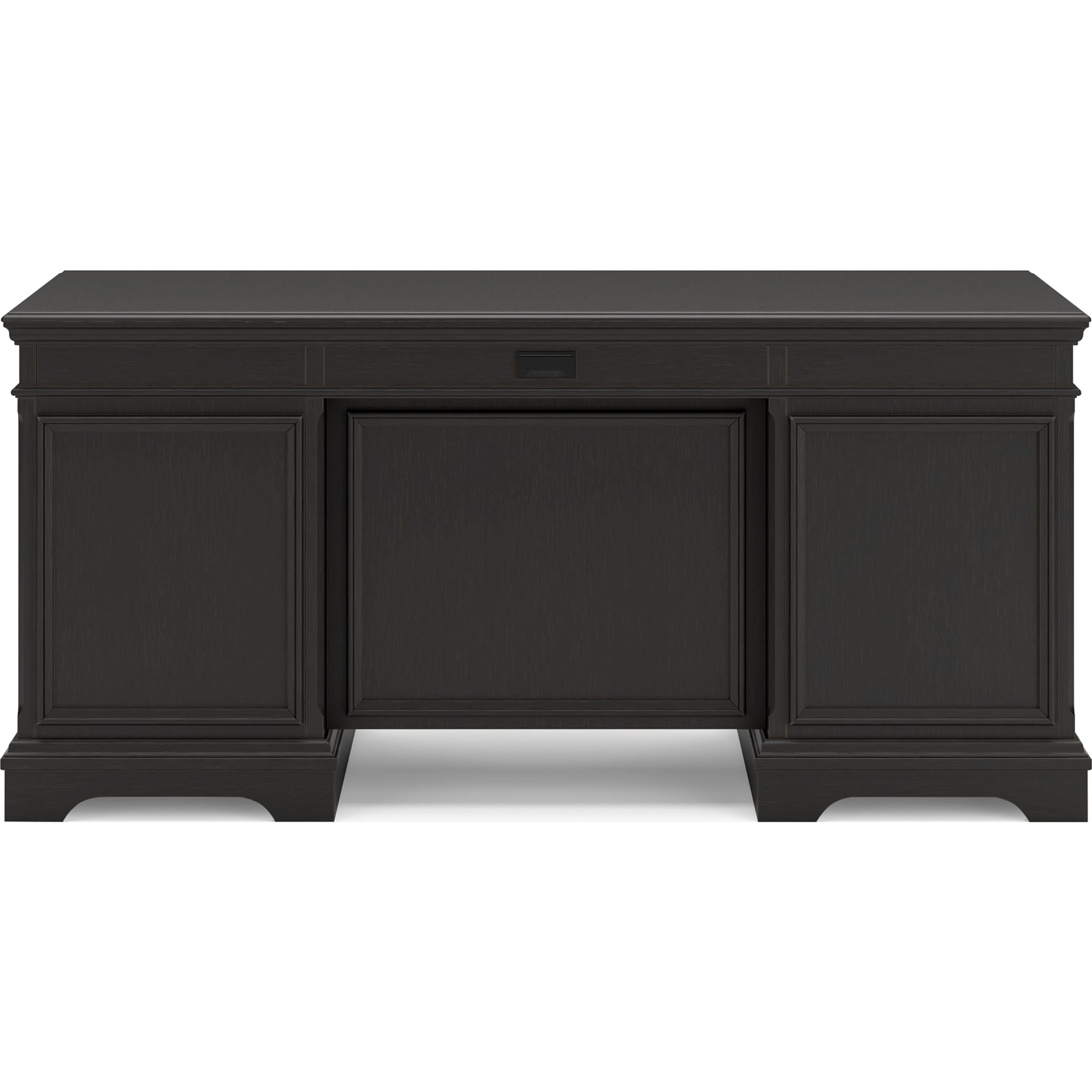 Beckincreek Black Modern Office Desk - Stylish & Durable Writing Desk for Home Office, Study, or Workspace