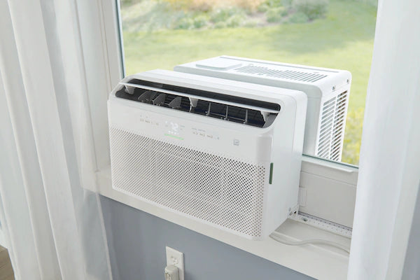 Frigidaire Gallery GHWQ125WD1 12,000 BTU U-Shaped Inverter WiFi Window Air Conditioner - Energy Star Certified White - Perfect for Bedrooms, Living Rooms & Home Offices
