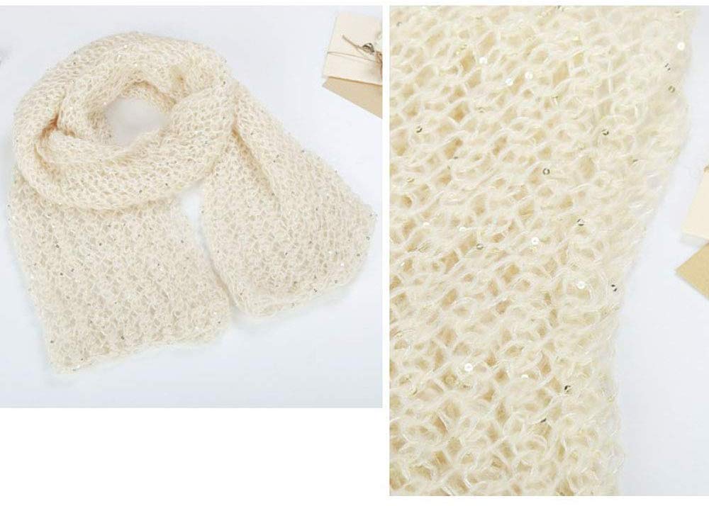 100g Lurex Mohair Yarn - Soft Sparkly Sequined Wool Yarn for Knitting & Crochet (White Colorful) | DIY Winter Hats, Sweaters, Shawls & Accessories | Perfect for Holiday Crafts & Cozy Winter Projects