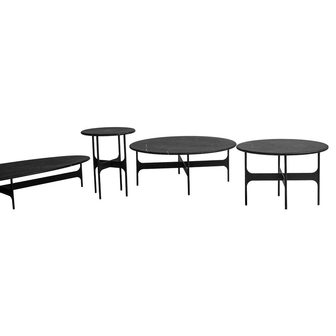 Floema Modern Round Coffee Table - 36 Inch Wooden Living Room Center Table for Small Spaces - Perfect for Apartments, Lounges & Home Decor