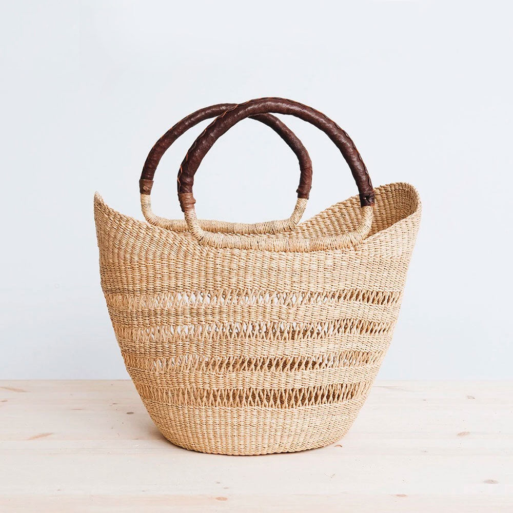 Stylish Woven Lace Tote Bag for Women - Large Size Fashionable Shopping Bag - Perfect for Beach, Grocery & Daily Use