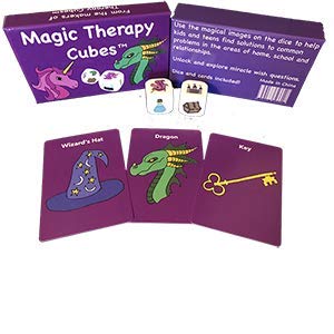 Magic Therapy Cube Game for Kids & Teens - Problem-Solving Tool with Magical Wish Questions | Perfect for Counselors, Teachers & Family Bonding Activities