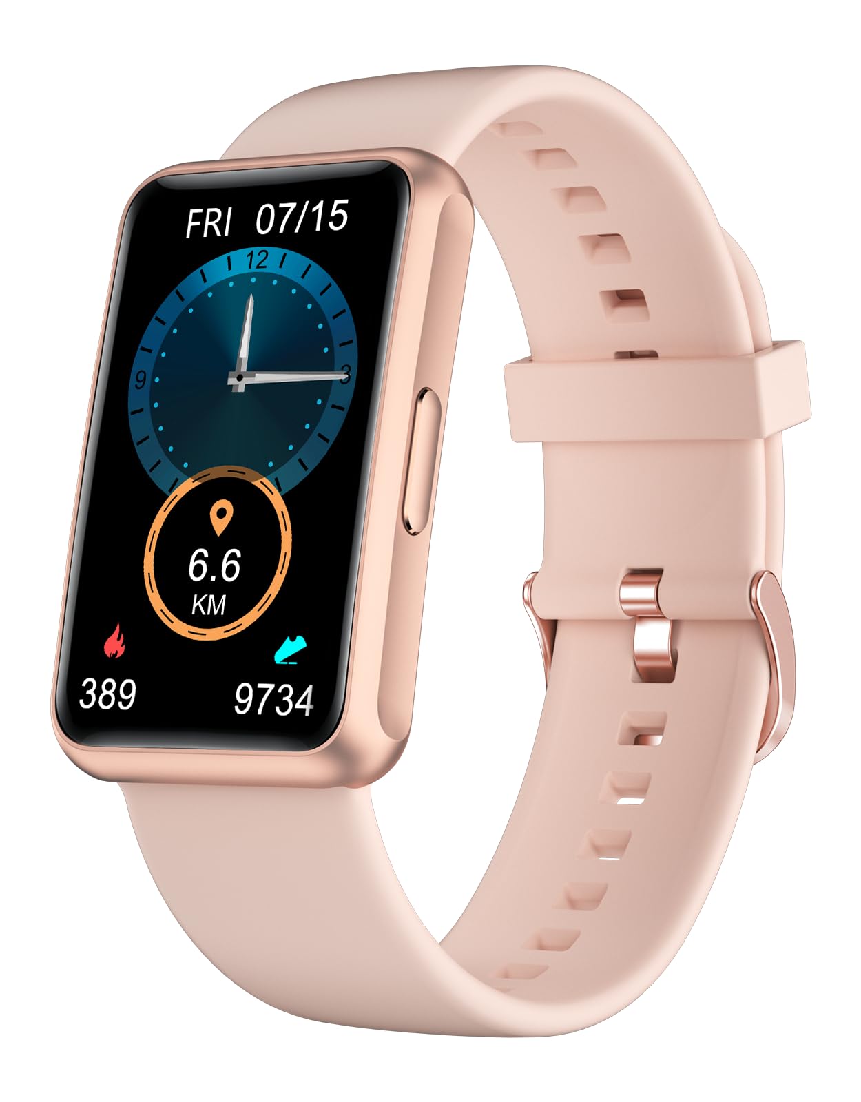 Fitness Tracker Watch - Step Counter, Distance & Calorie Tracker - No Bluetooth or App Needed - Perfect for Walking, Running & Daily Activity Tracking