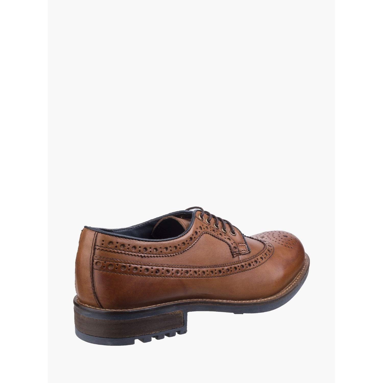 Men's Poplar Brogue Leather Dress Shoes - Classic Oxford Style for Formal & Business Wear - Perfect for Weddings, Office & Special Occasions