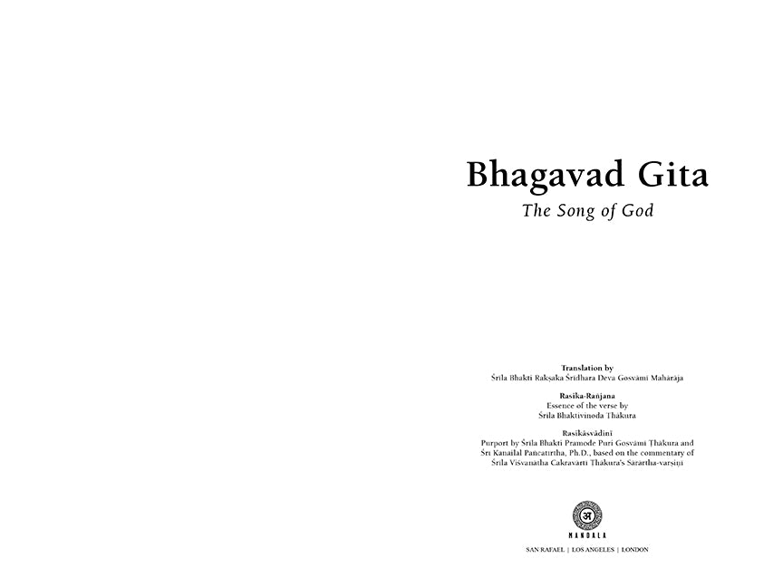 Bhagavad Gita: The Song of God - English Translation of Sacred Hindu Scripture for Spiritual Growth & Meditation | Perfect for Yoga Practitioners & Seekers of Wisdom