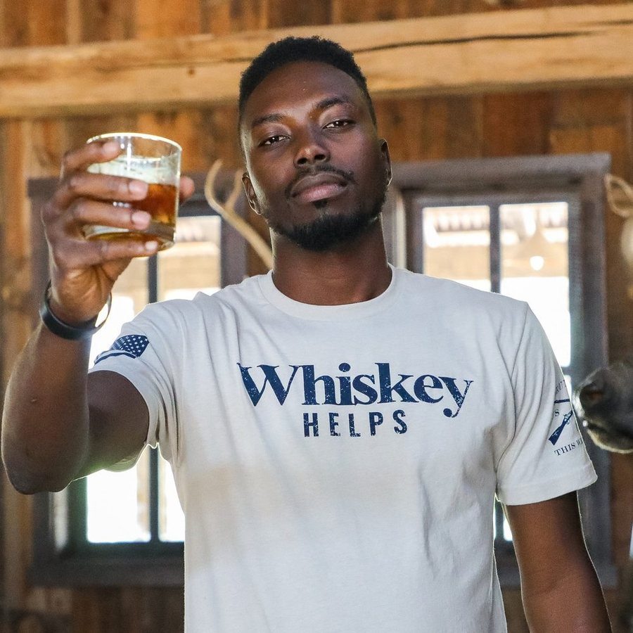 Whiskey Helps? Funny Whiskey Lover T-Shirt - Comfortable Cotton Tee for Men & Women - Perfect for Parties, Gifts & Casual Wear