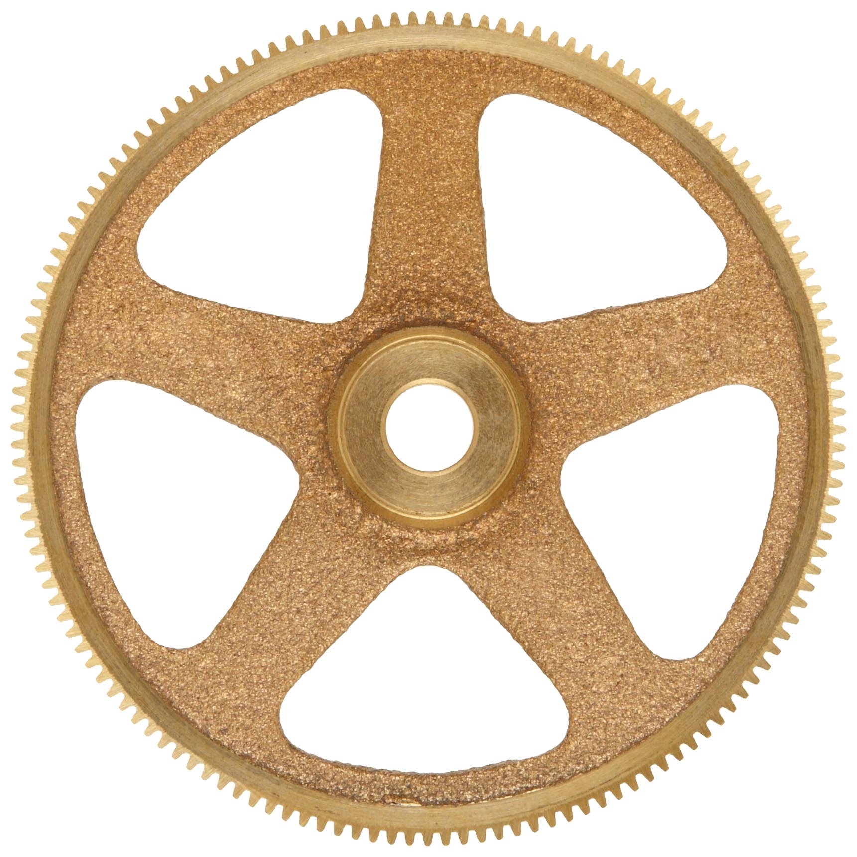 G147 Spur Gear - 14.5° Pressure Angle, Brass Material, 48 Pitch, 0.250
