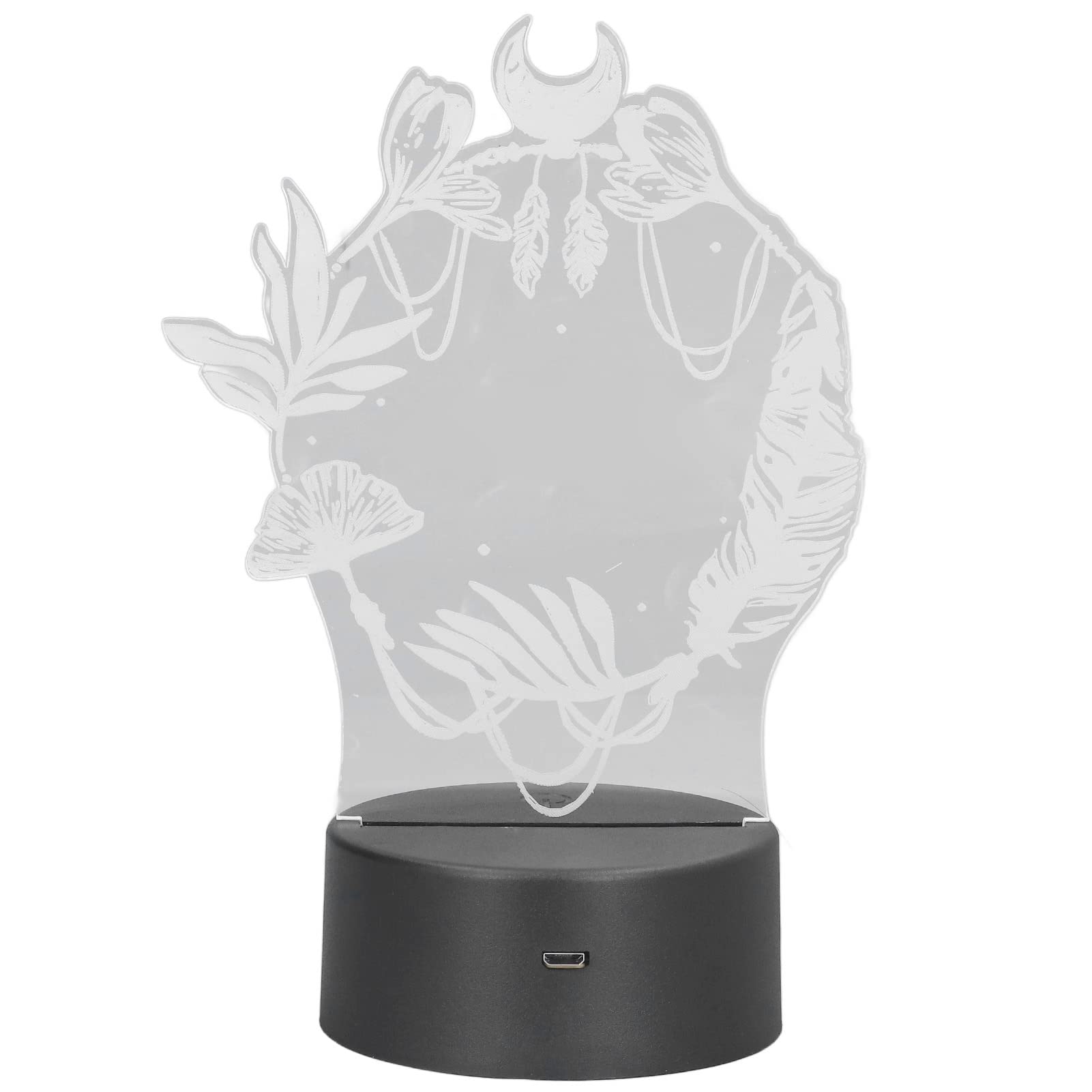 Okuyonic 3D Night Light - USB Powered LED Table Lamp with Touch Switch, Soft Lighting for Baby Nursery, Bedroom, Kids Room | Perfect Gift for Newborns, Bedside Decor, Study Desk & Relaxation