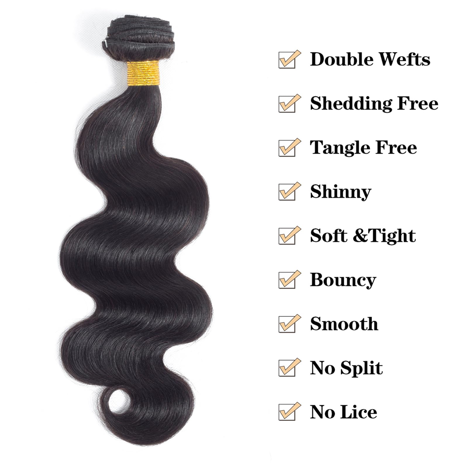 12A Brazilian Virgin Human Hair Bundles 100% Unprocessed Body Wave Weave - 34 Inch Natural Color Single Bundle for Hair Extensions & Styling (Perfect for Daily Wear, Parties & Special Occasions)