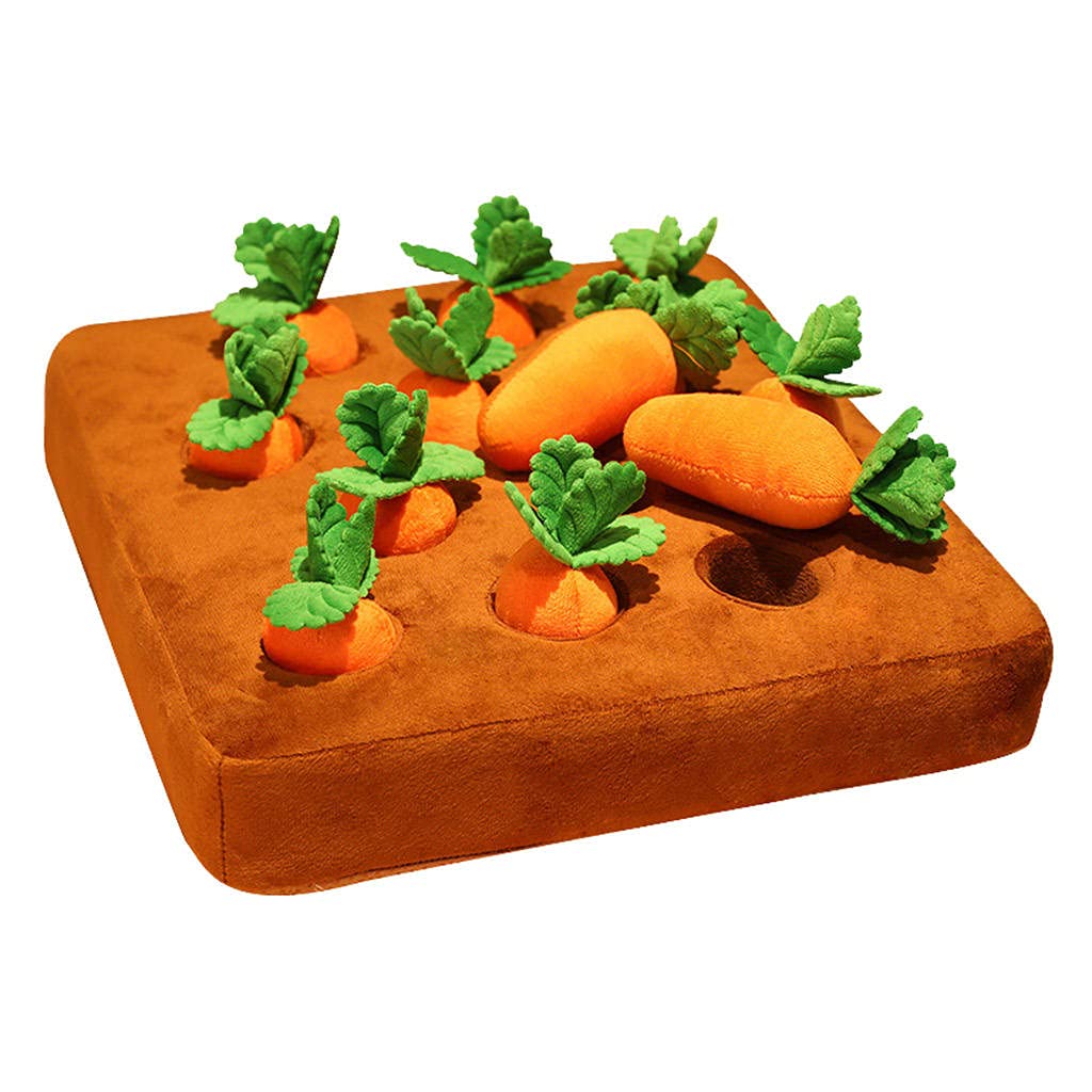 DYNWAVE Soft Carrot Plush Toy - Cute Educational Stuffed Animal for Kids & Toddlers - Perfect for Learning, Playtime, and Nursery Decor