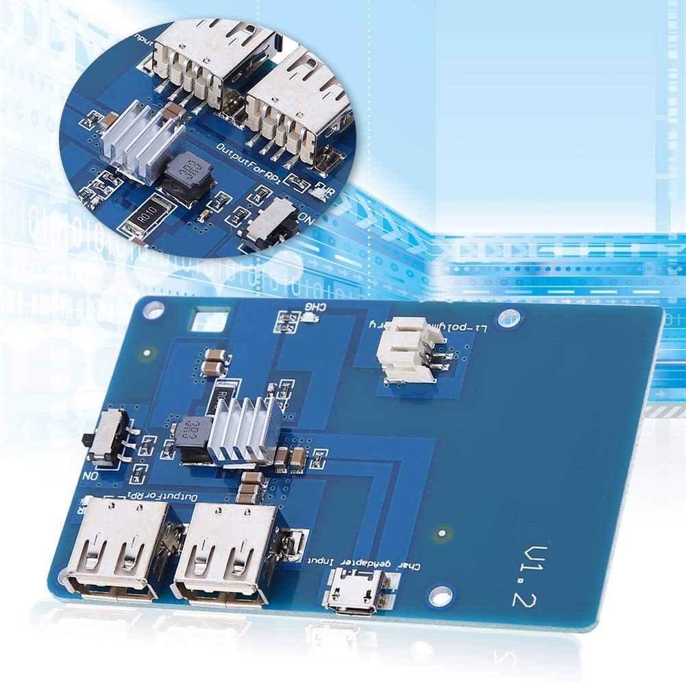 Lipo Battery Expansion Board - 3 Power Pack Expansion Module with Independent Field Power Supply & USB Output for RC Drones, DIY Electronics, and Portable Devices