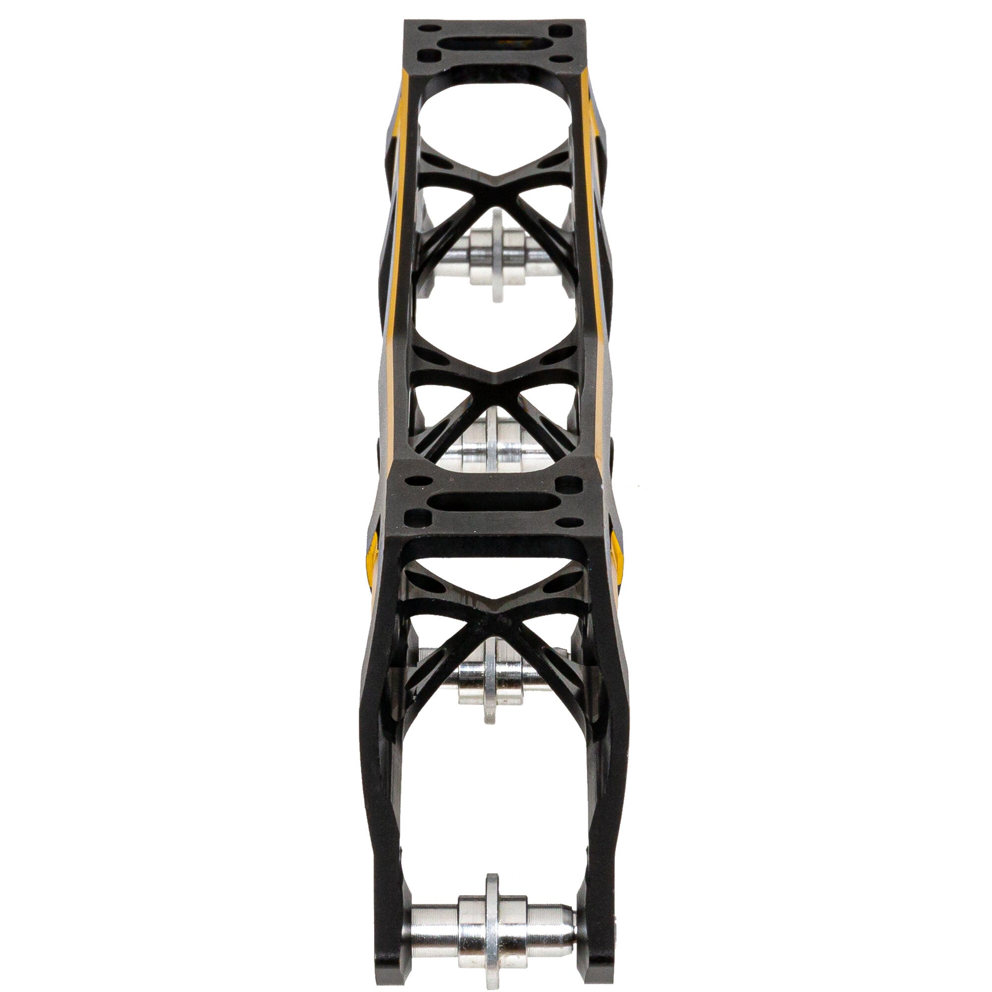 3X4 12.0/4x100 Black Gold 195mm Alloy Wheel Rims - High Performance Car Wheels for Racing, Off-Road & Street Use