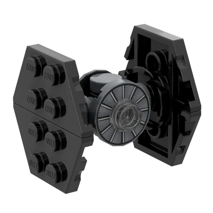 LEGO Star Wars Tie Fighter Building Kit – Galactic Empire Micro Model [MiniMOC] | Perfect for Collectors, Display & Star Wars Themed Play
